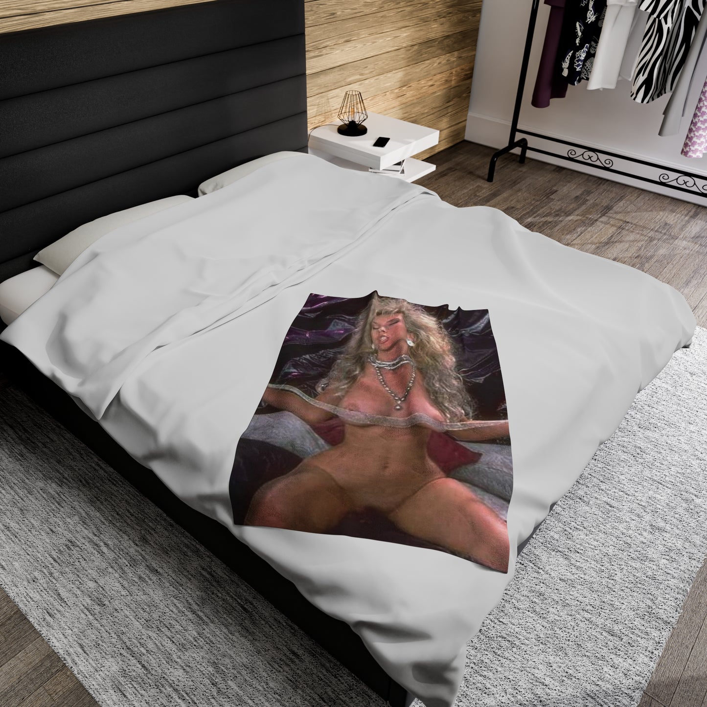 Velveteen Plush Blanket Porn Star Victoria Paris Nude