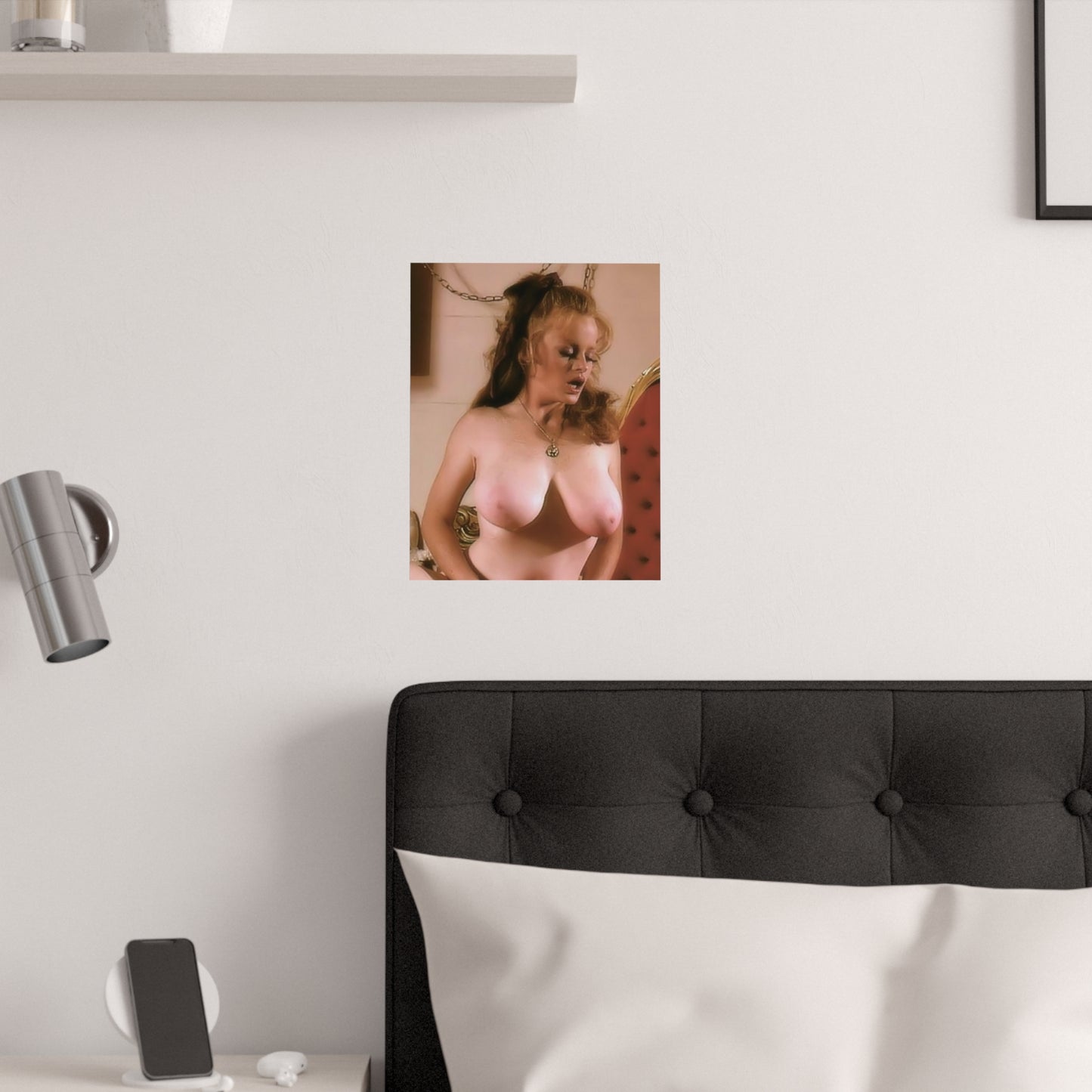 Satin Posters (210gsm) Retro Porn Star Lisa De Leeuw Nude