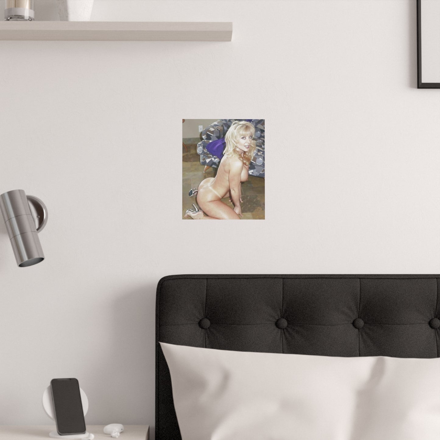 Satin Posters (210gsm) Retro Porn Star Nina Hartley Nude