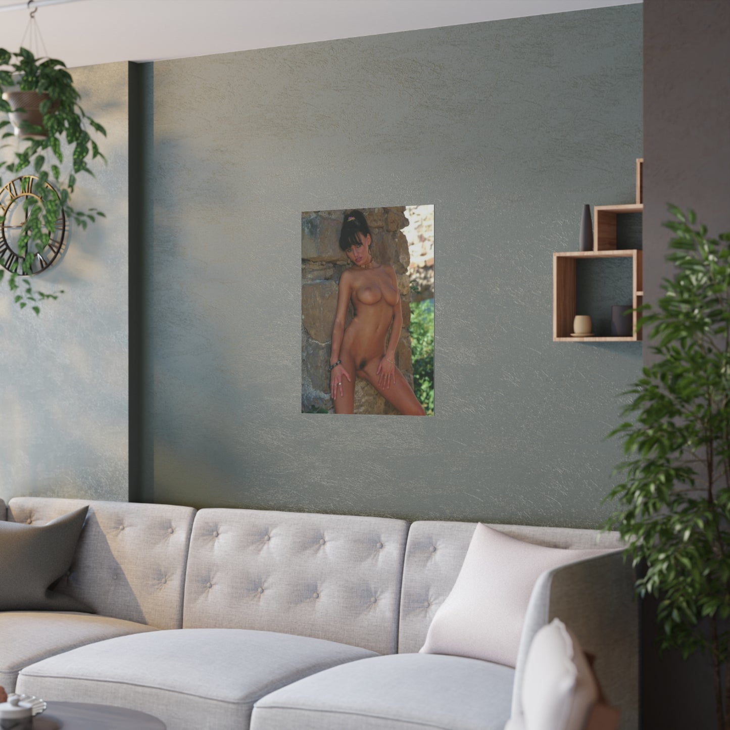Satin Posters (210gsm) Retro Pornstar Anita Blond