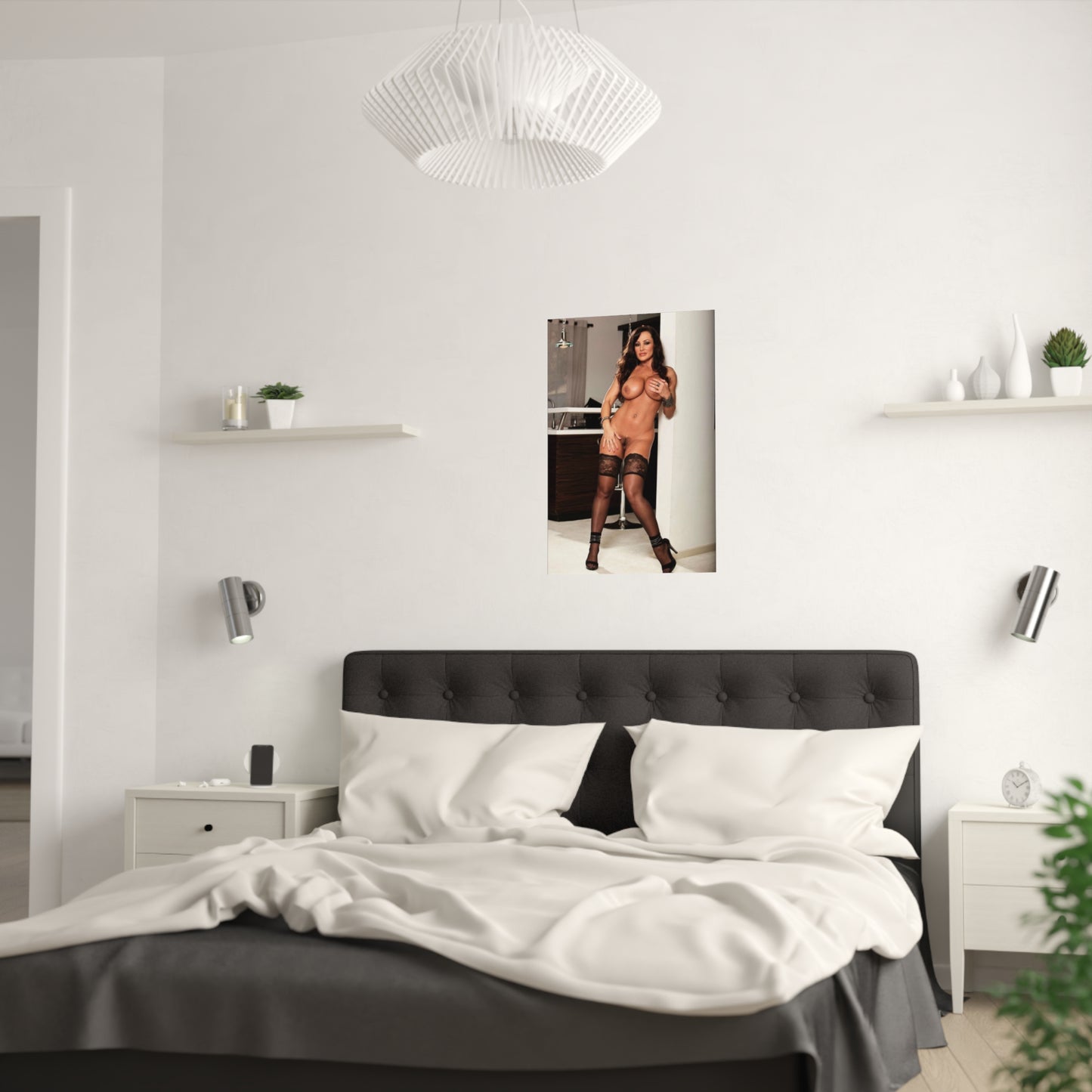 Satin Posters (210gsm) Pornstar Lisa Ann Nude