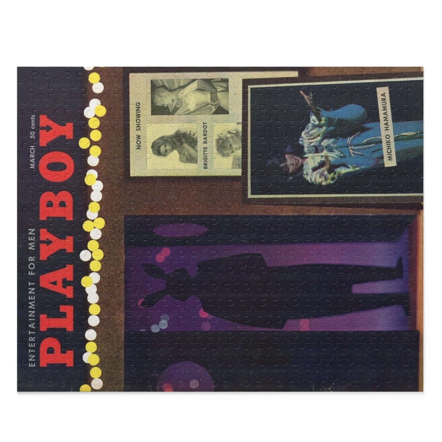 Puzzle (120, 252, 500-Piece) Playboy Cover March 1958