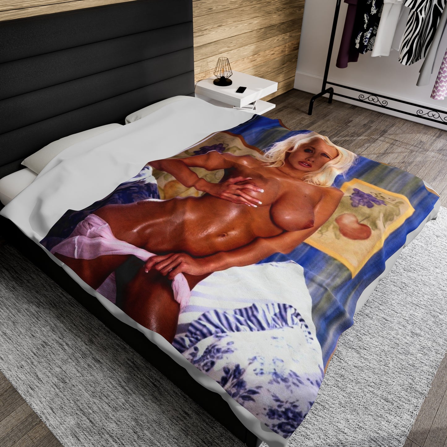 Velveteen Plush Blanket Pornstar Chloe Jones Nude