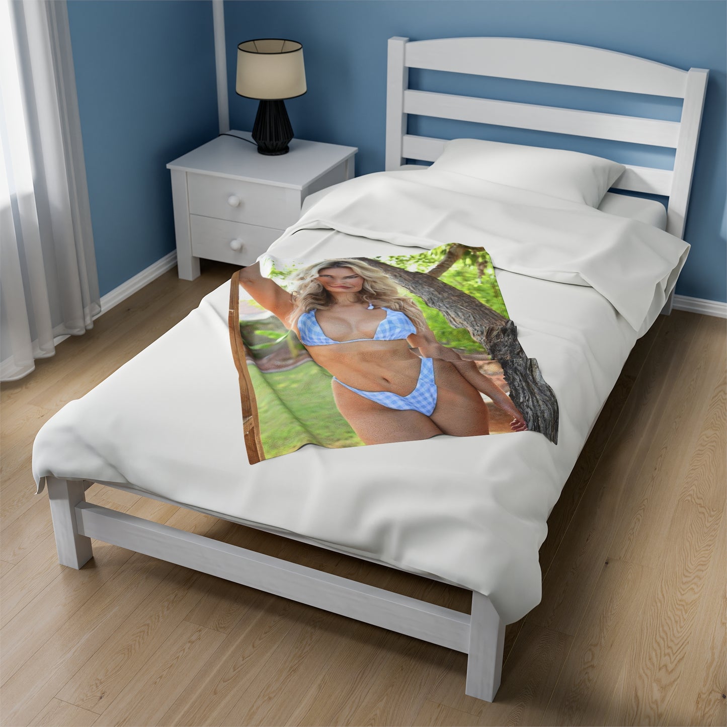 Velveteen Plush Blanket Paige Spiranac