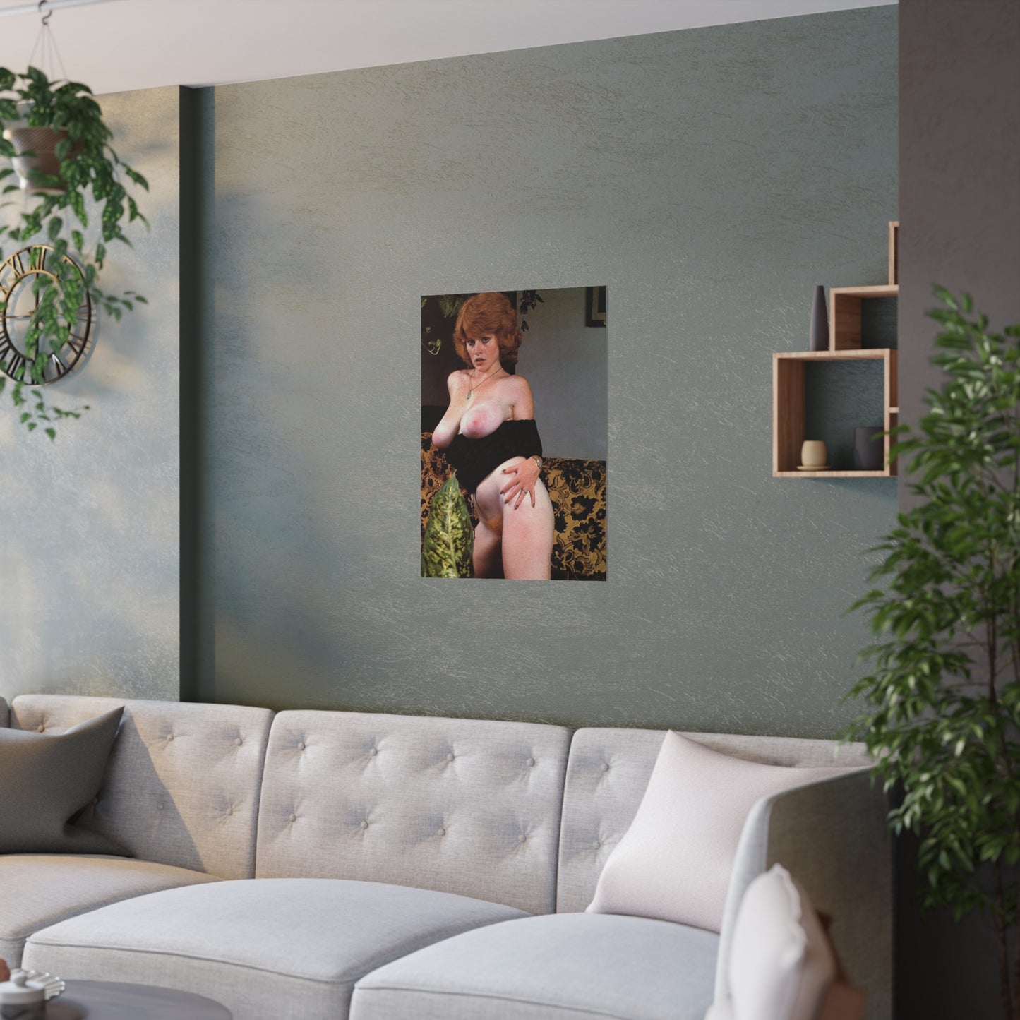Satin Posters (210gsm) Retro Pornstar Lisa De Leeuw Nude