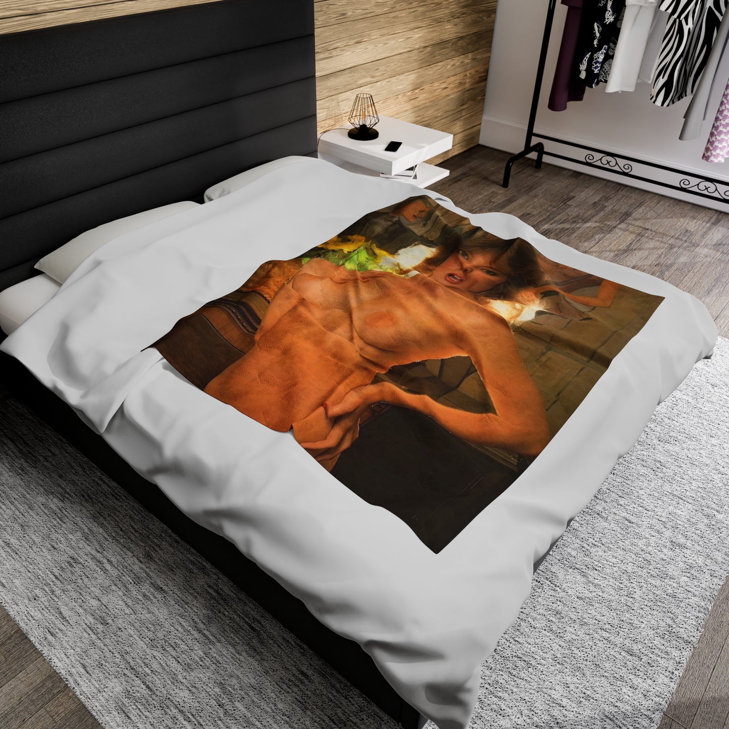 Velveteen Plush Blanket Traci Lords Nude