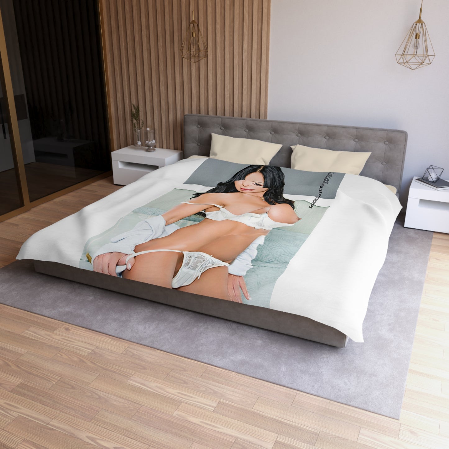 Microfiber Duvet Cover Penthouse Pet February 2011 Jewels Jade