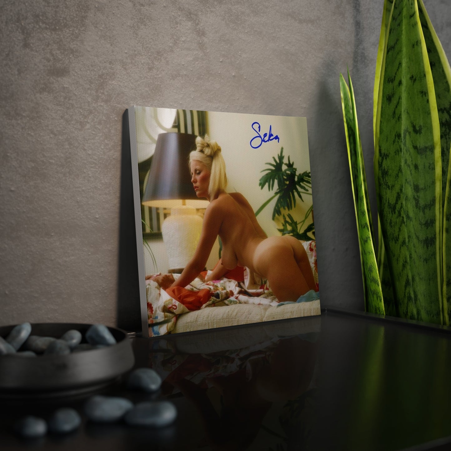 Canvas Photo Tile Porn Star Seka Nude