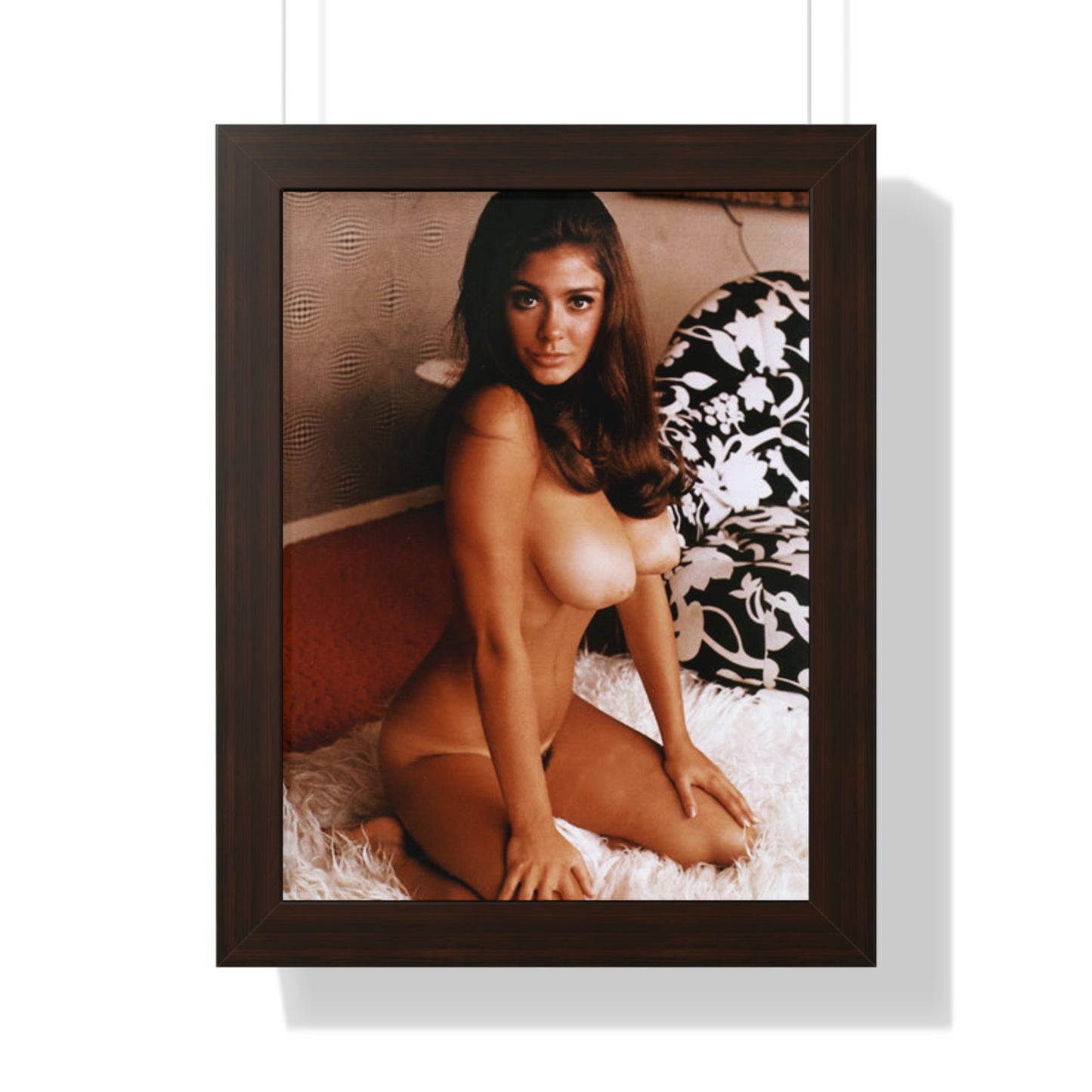 Framed Vertical Poster Playboy Playmate Cynthia Myers Nude