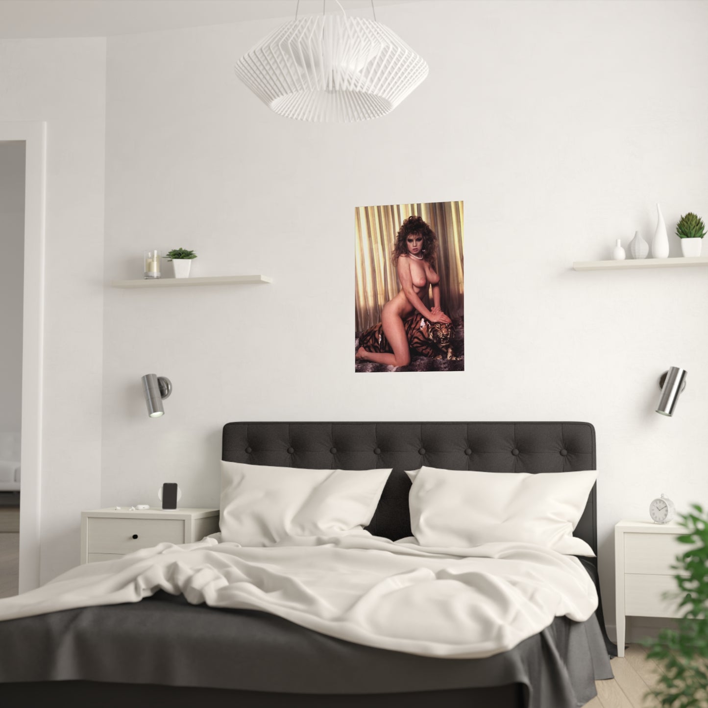 Satin Posters (210gsm) Retro Porn Star 1980s Traci