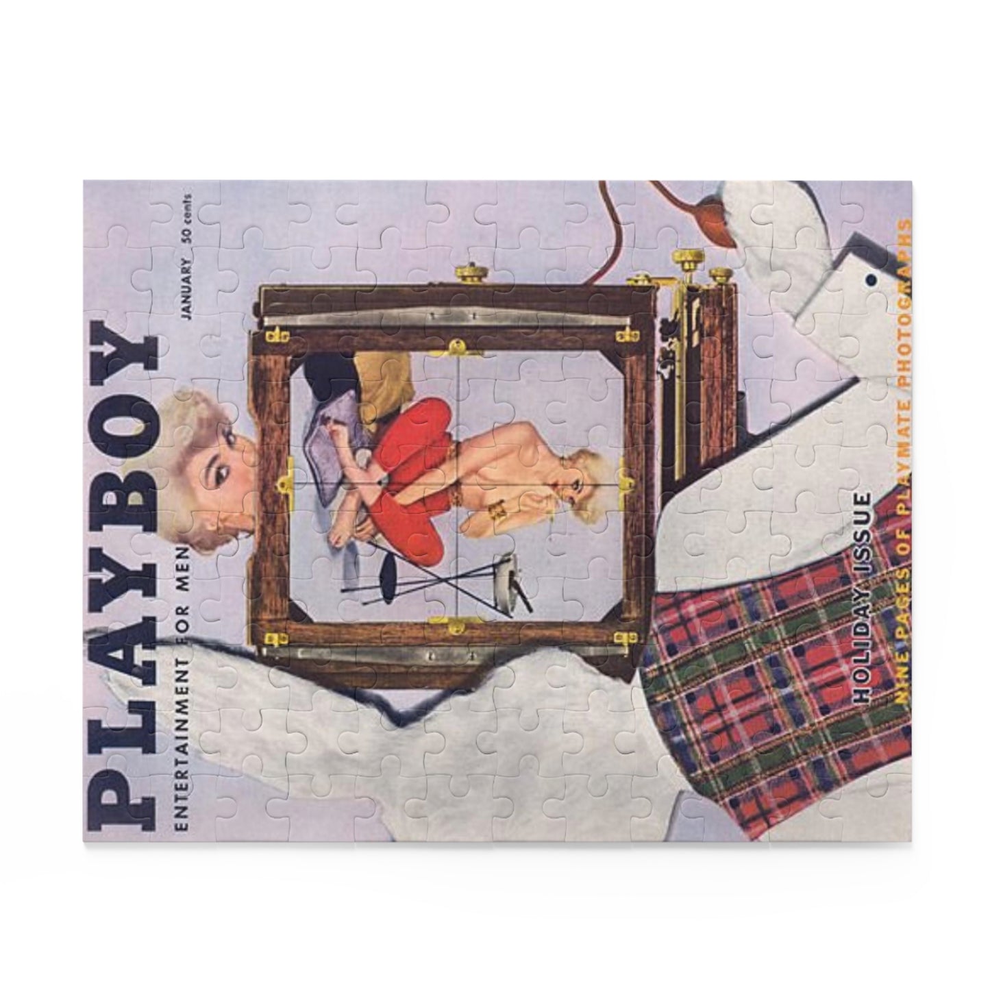 Puzzle (120, 252, 500-Piece) Playboy Cover January 1956