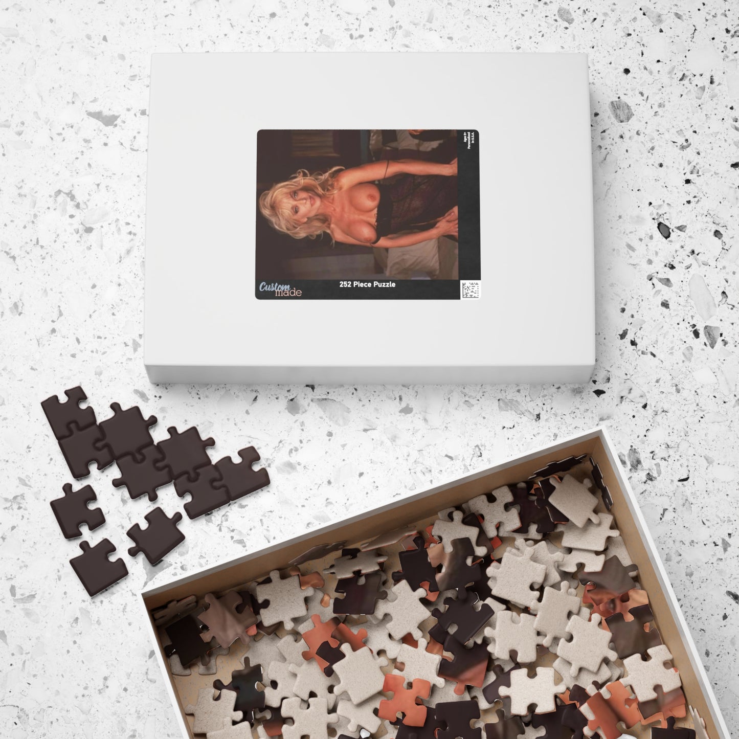 Puzzle (110, 252, 500, 1014-piece) Retro Porn Star Nina Hartley Nude