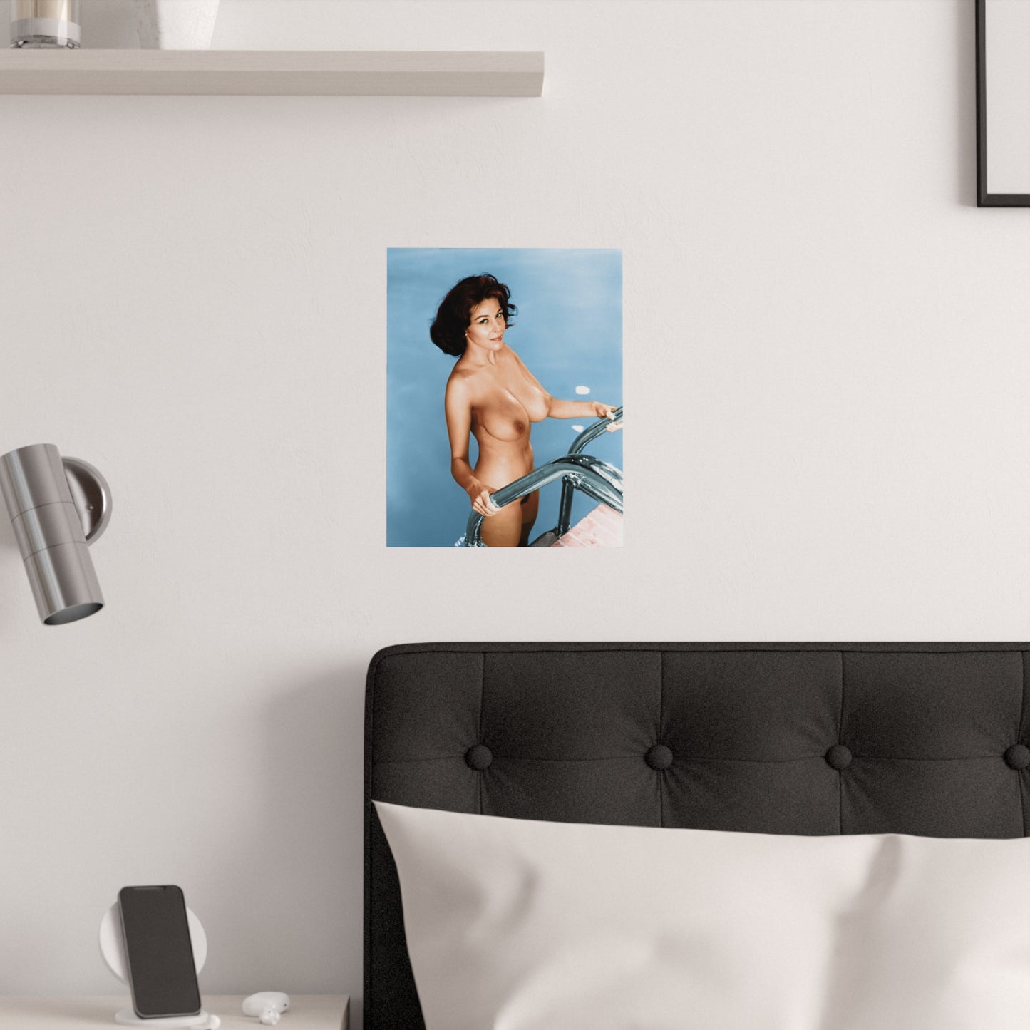 Satin Posters (210gsm) Playmate 1959 Elaine Reynolds nude #5