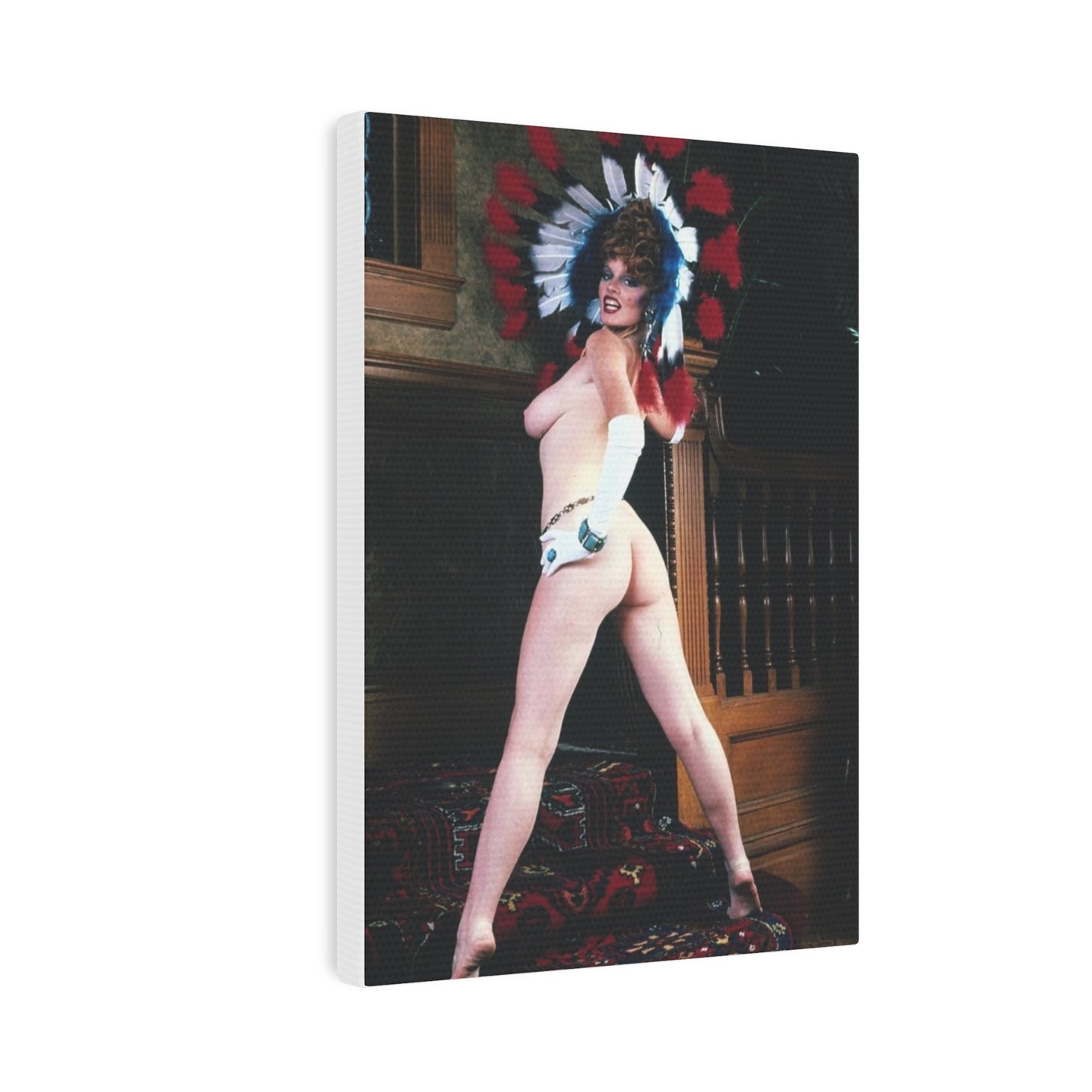 Canvas Photo Tile Retro Porn Star Lisa De Leeuw Nude