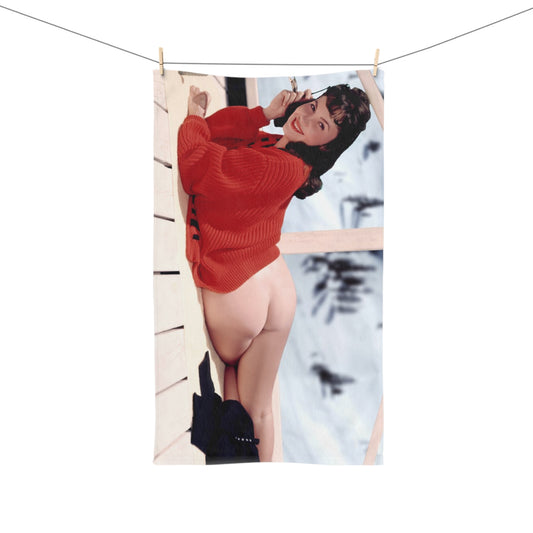 Hand Towel Playboy Playmate December 1958 Joyce Nizzari