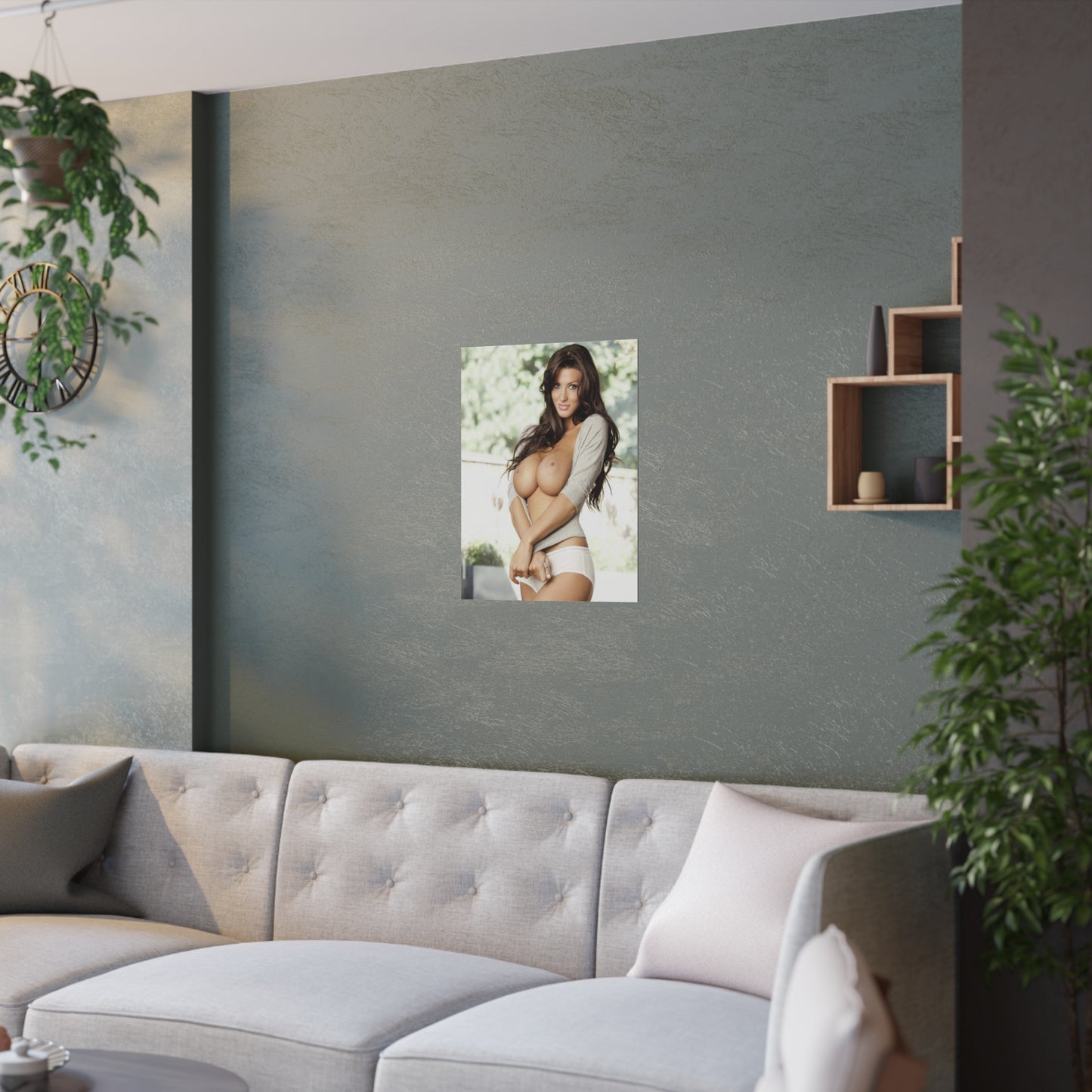 Satin Posters (210gsm) Busty Sexy Nude