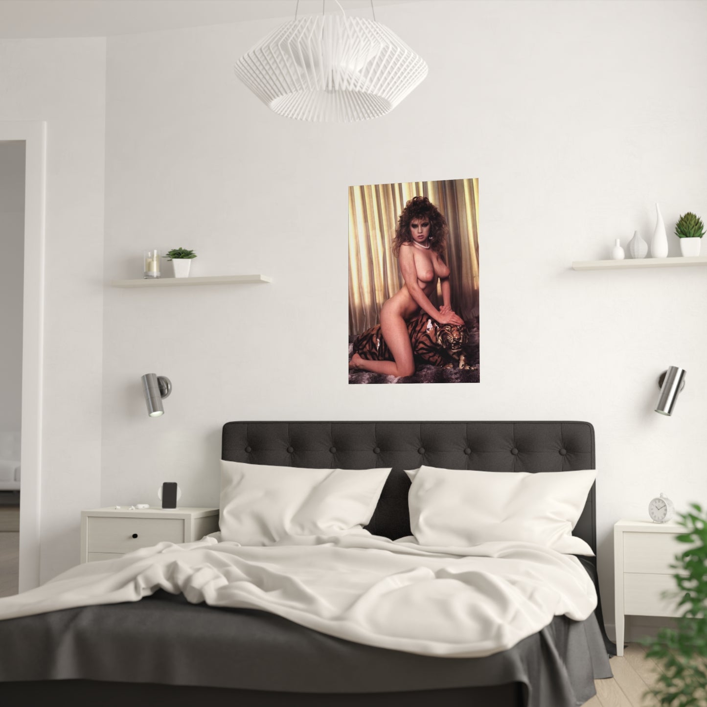Satin Posters (210gsm) Retro Porn Star 1980s Traci