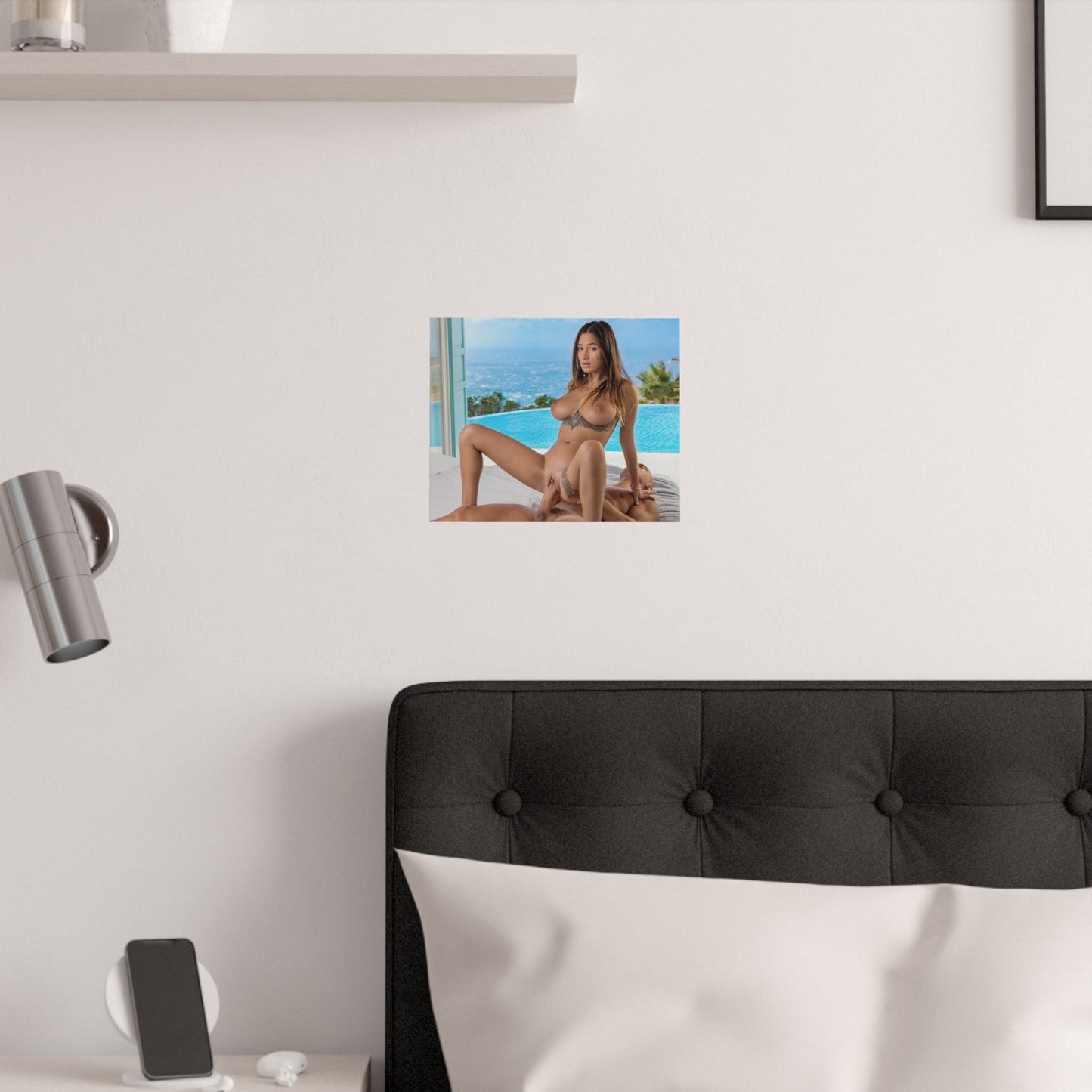 Satin Posters (210gsm) Natural Tits Liya Silver