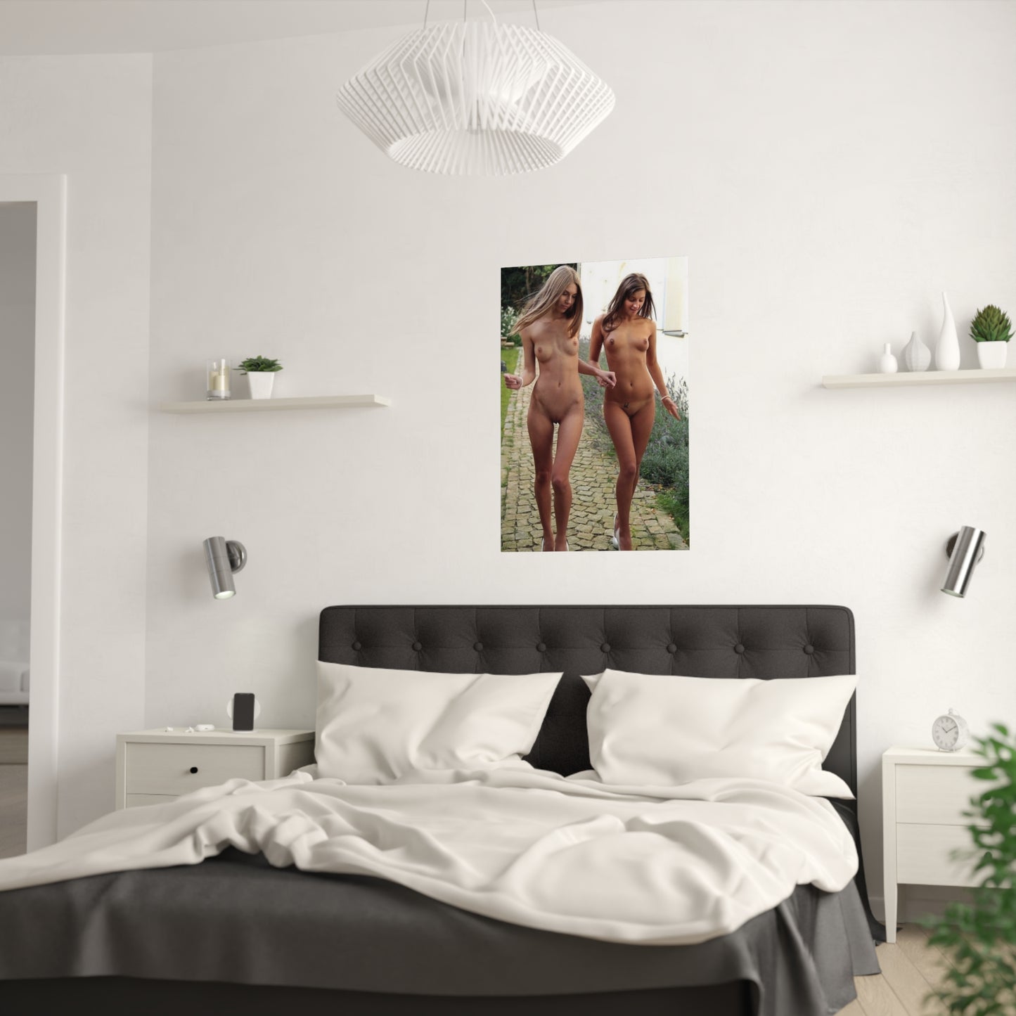 Satin Posters (210gsm) Nude Walk
