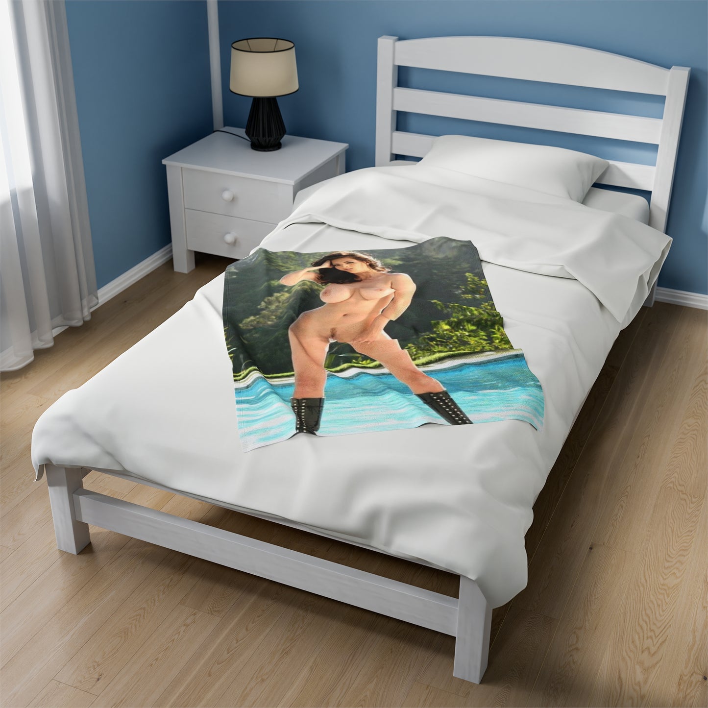 Velveteen Plush Blanket Porn Star Tera Patrick Nude