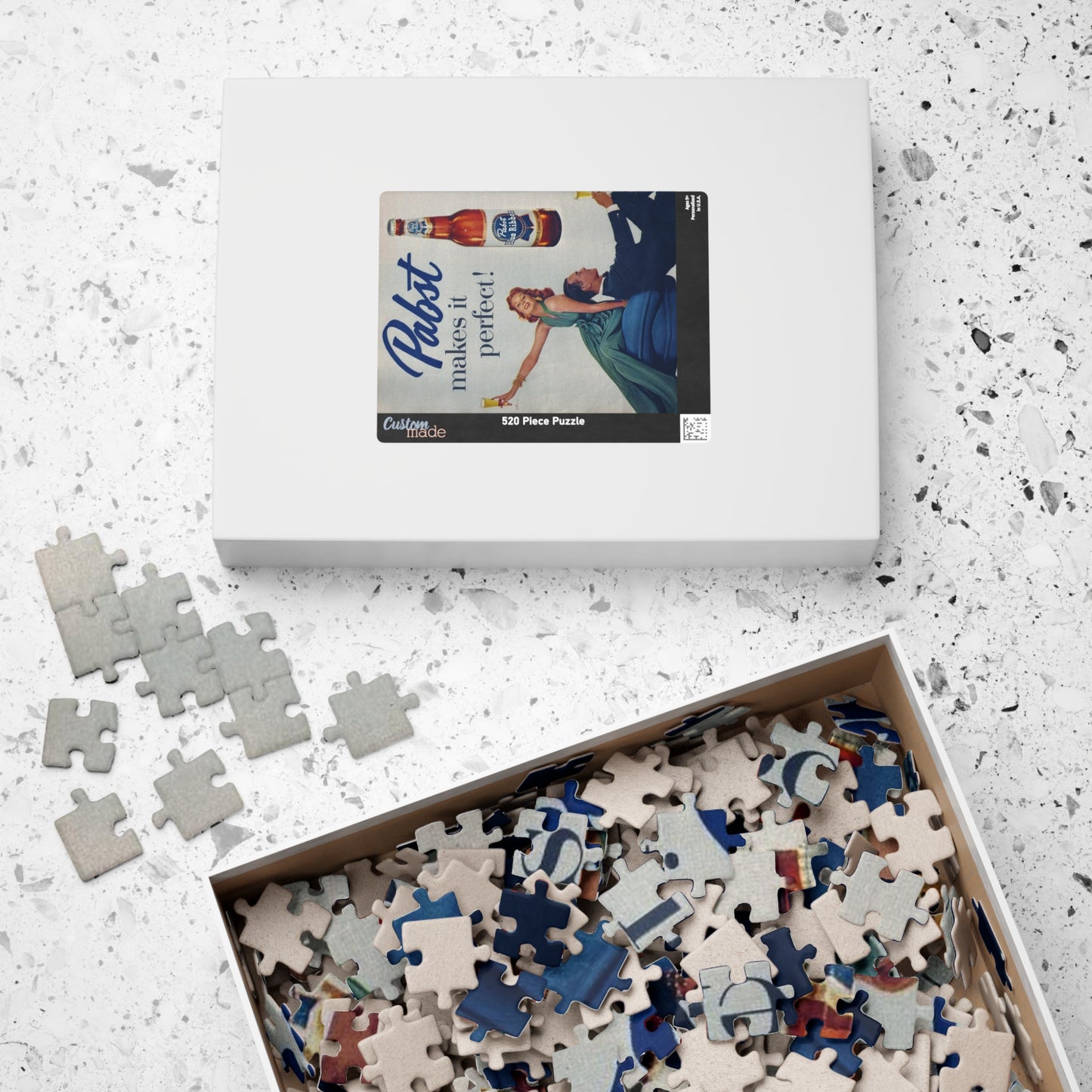 Puzzle (110, 252, 520, 1014-piece) Retro Beer Advertisement Pabst