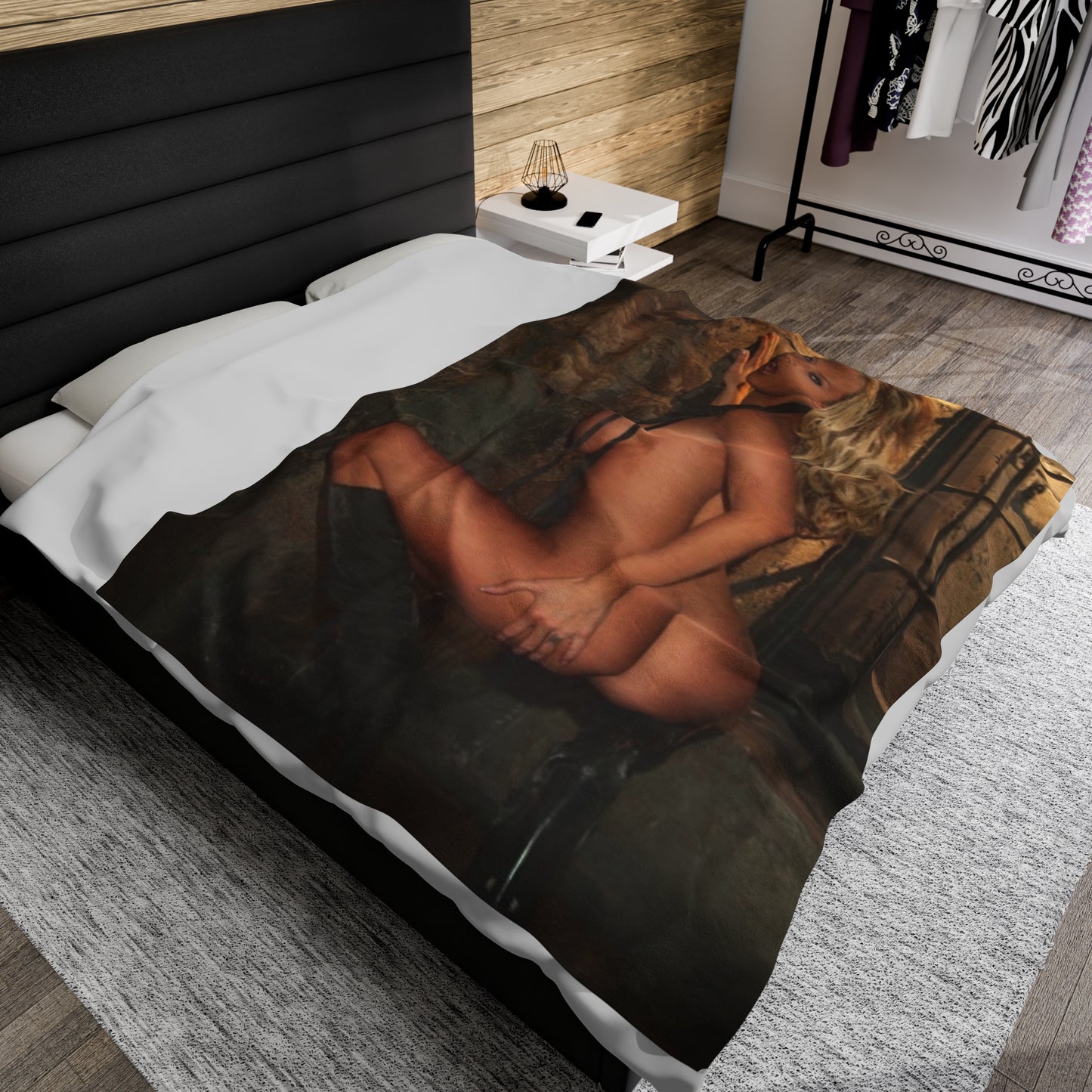 Velveteen Plush Blanket Pornstar Jenna Jameson Nude