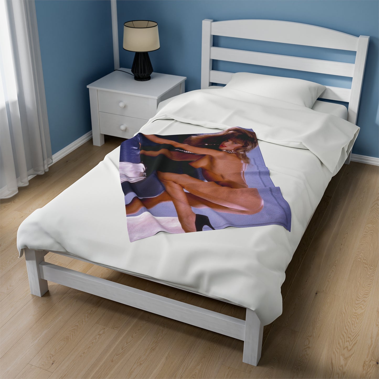 Velveteen Plush Blanket Pornstar Racquel Darrian Nude
