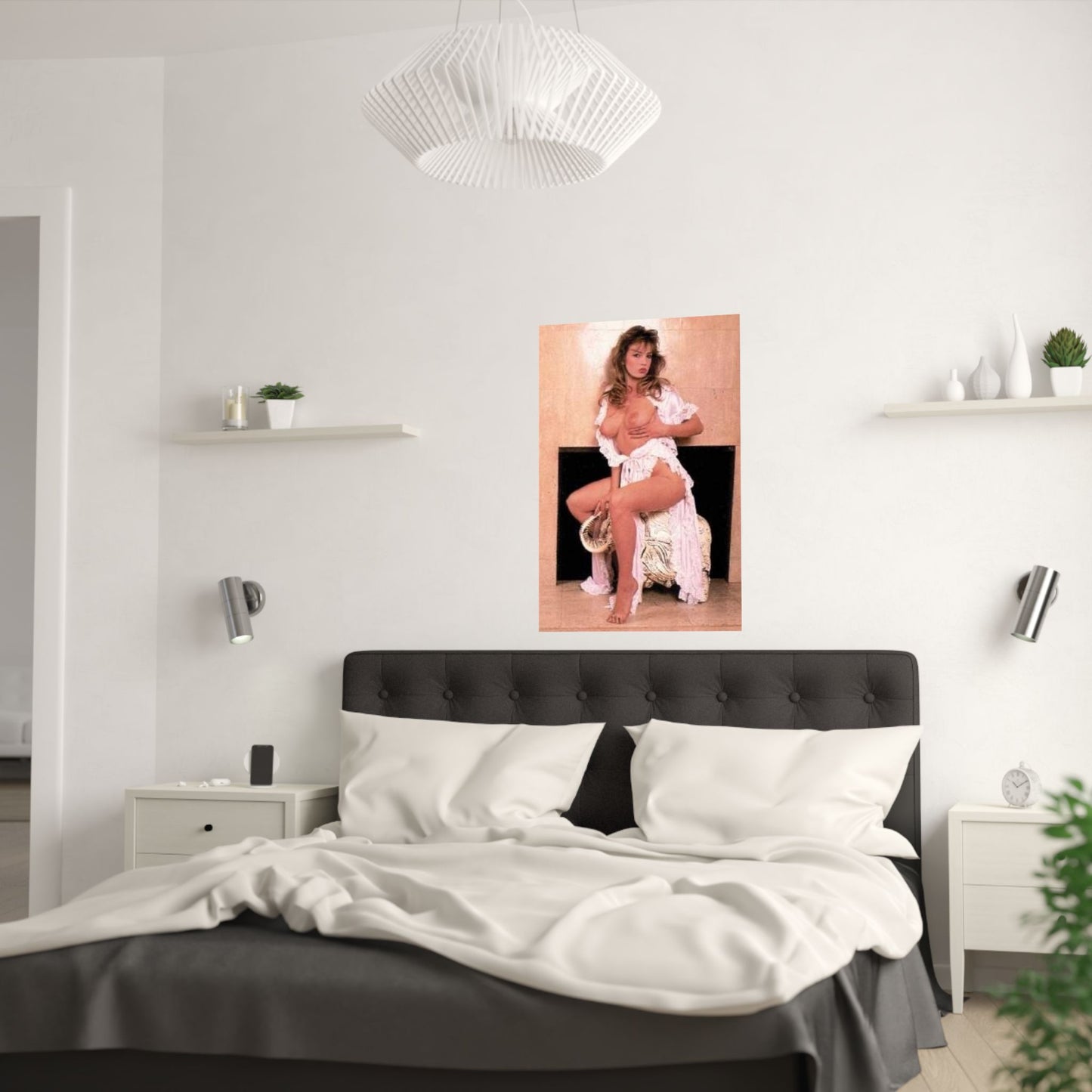 Satin Posters (210gsm) Traci Lords Nude Retro Pornstar Sex