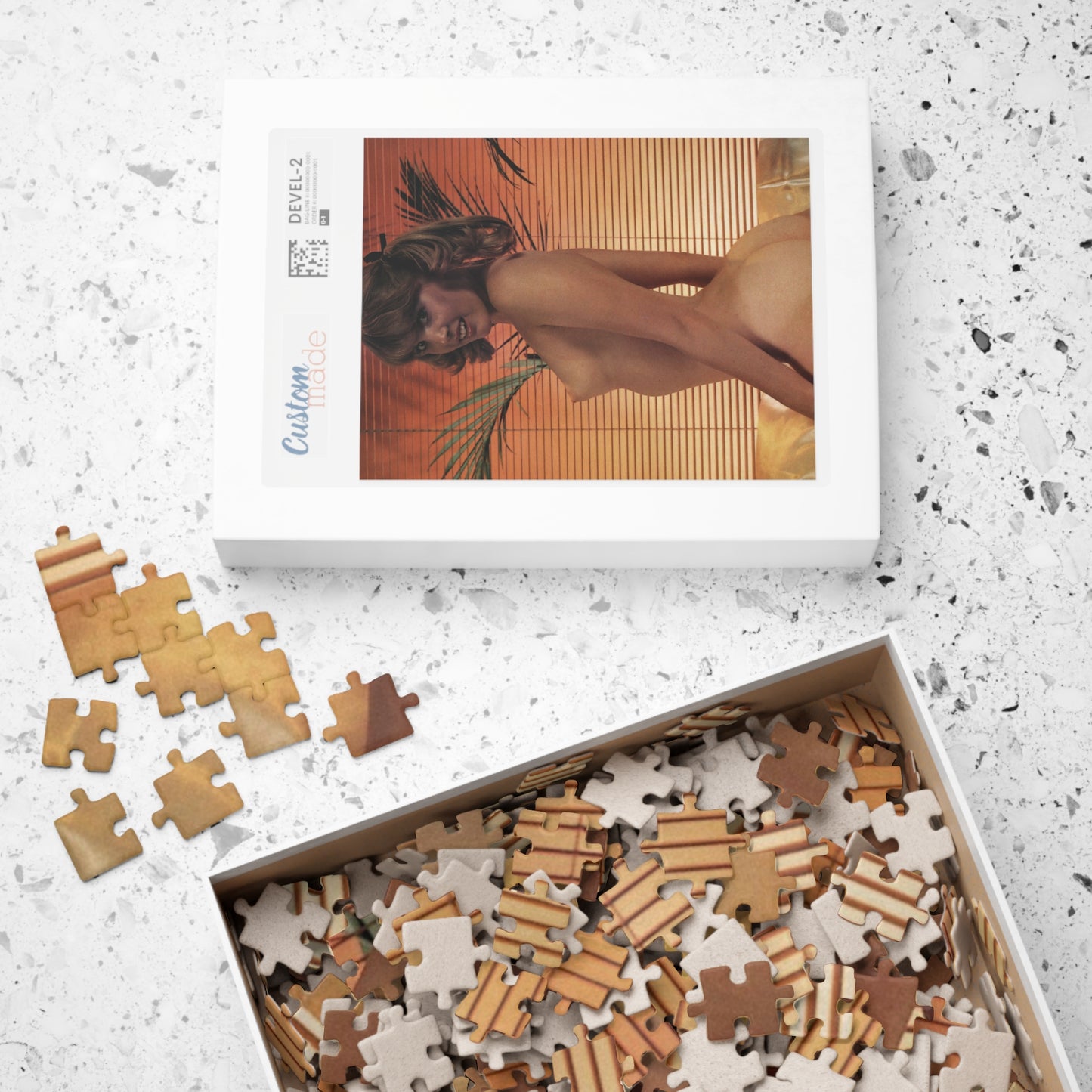 Puzzle (110, 252, 500, 1014-piece) Retro Pornstar Shauna Grant Nude