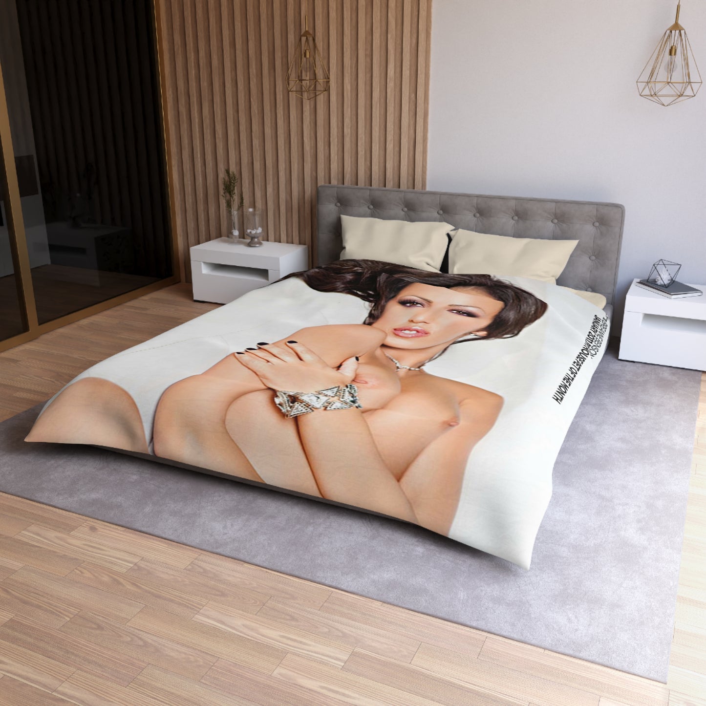 Microfiber Duvet Cover Penthouse Pet January 2011 Breanne Benson