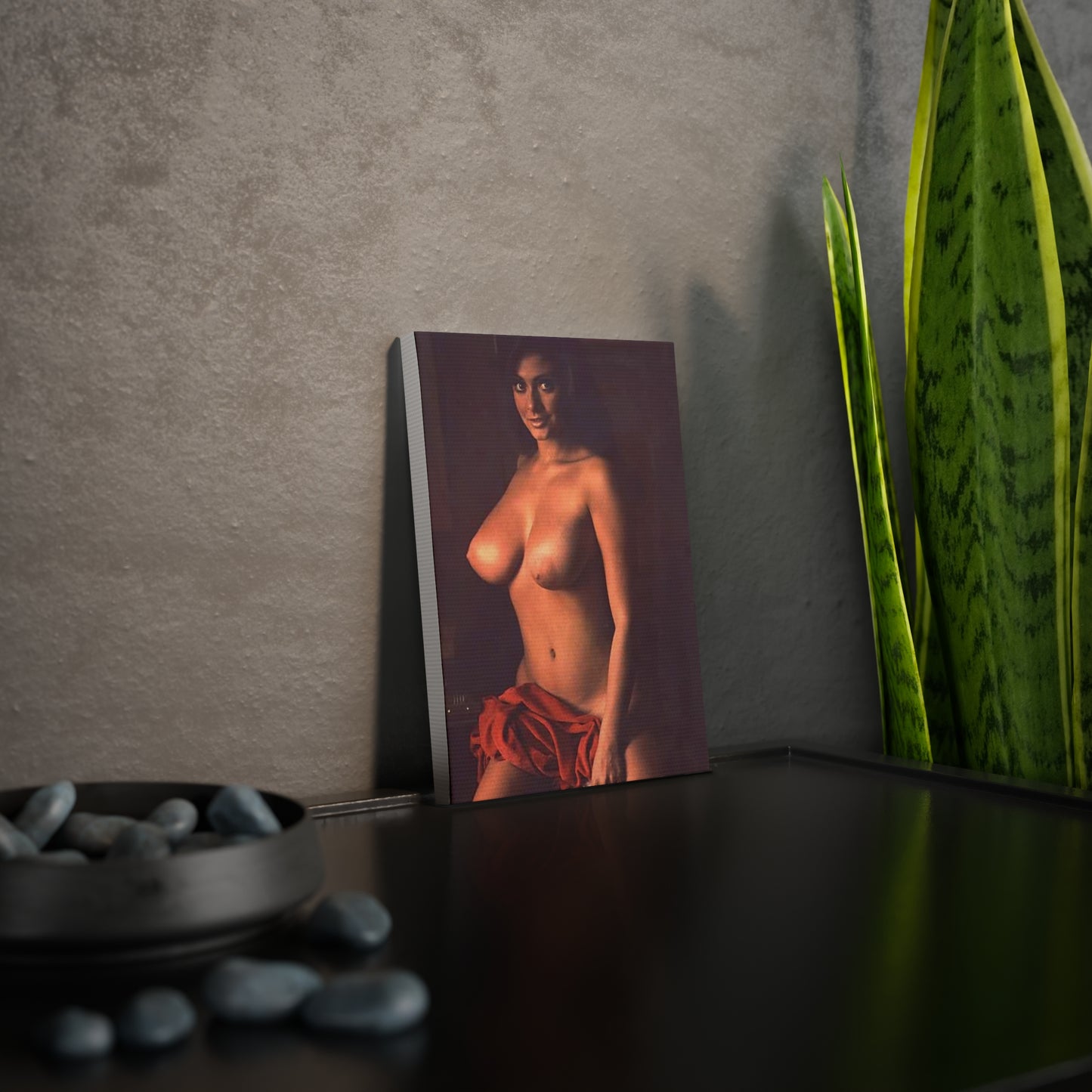 Canvas Photo Tile Playboy Playmate Cynthia Myers Nude