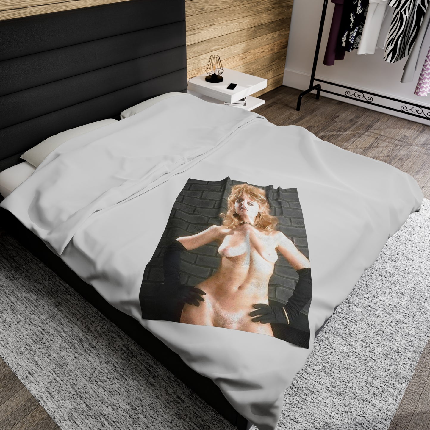 Velveteen Plush Blanket Porn Star Nina Hartley Nude