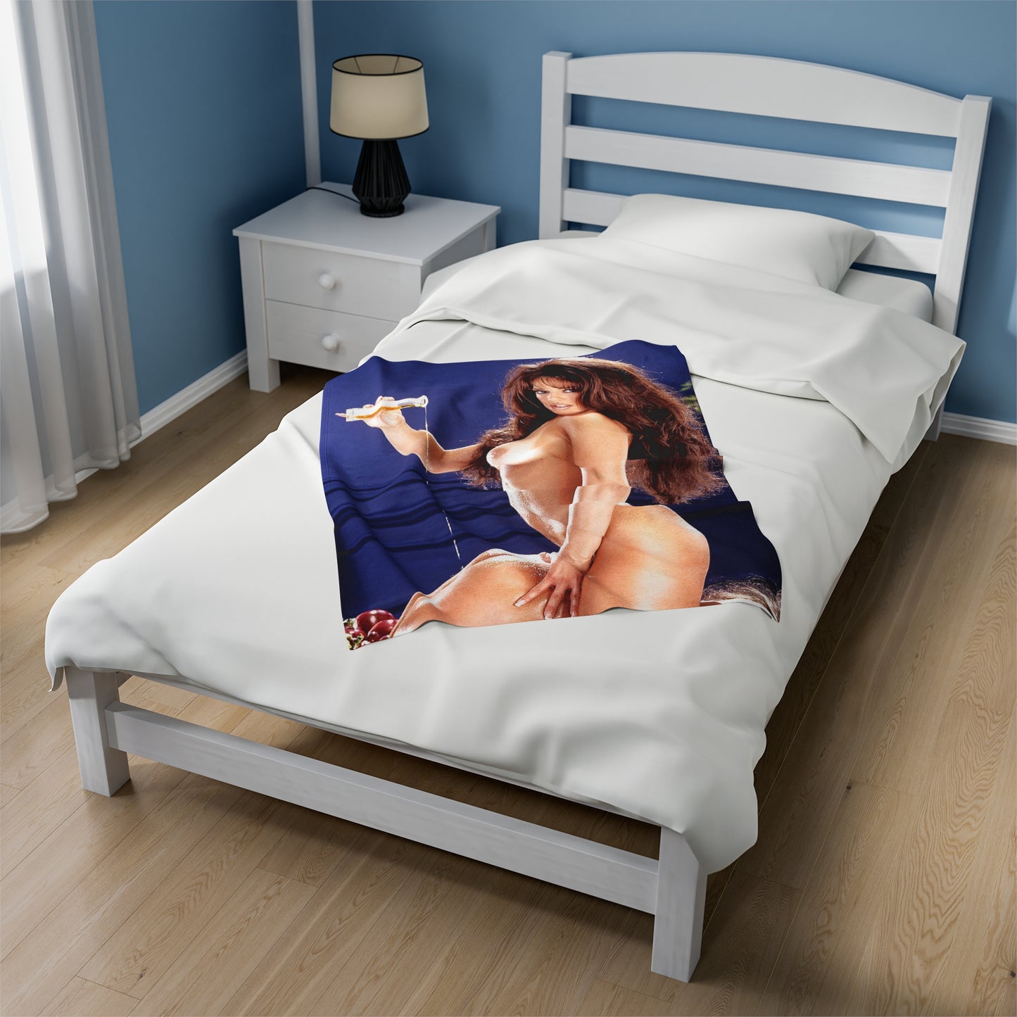 Velveteen Plush Blanket Pornstar Racquel Darrian Nude