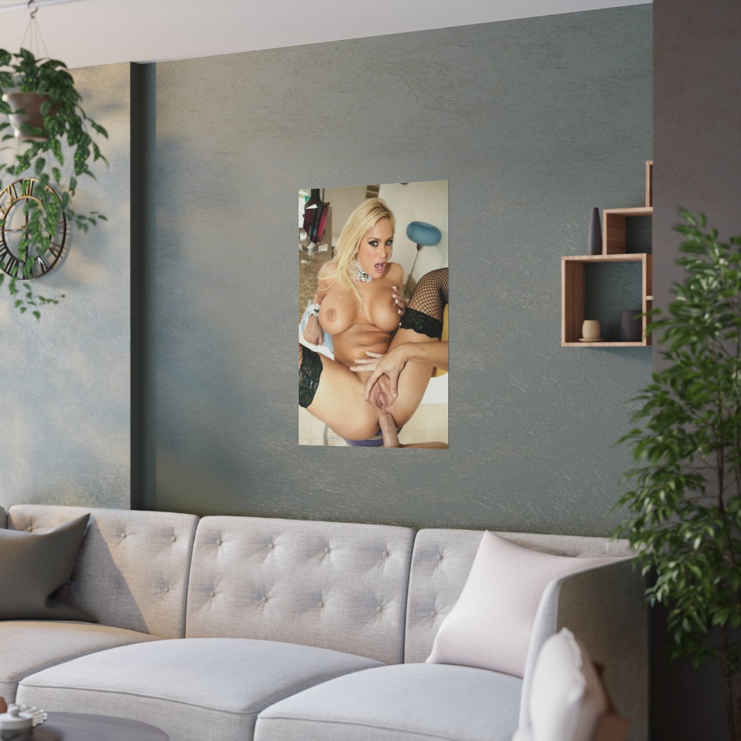Poster Print Shyla Stylez Pornstar POV Nude - Satin Posters