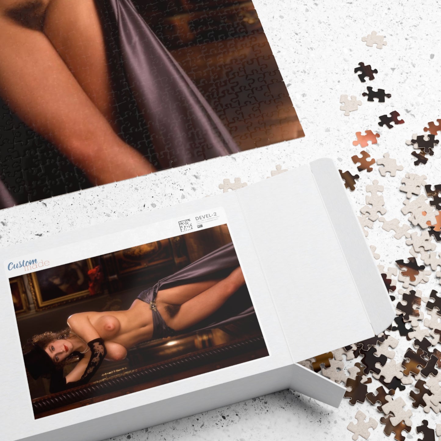 Puzzle (110, 252, 500, 1014-piece) Playboy Playmate March 1987 Marina Baker
