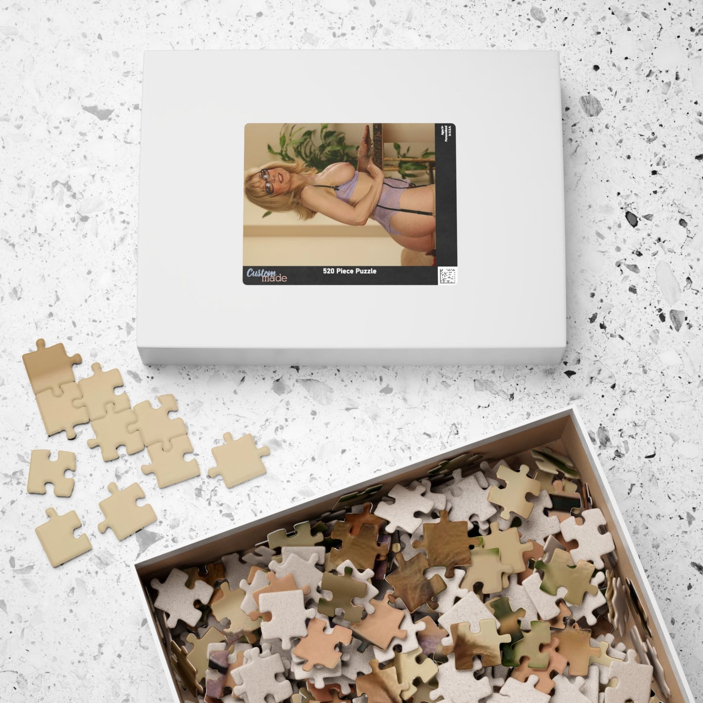 Puzzle (110, 252, 500, 1014-piece) Retro Porn Star Nina Hartley Nude