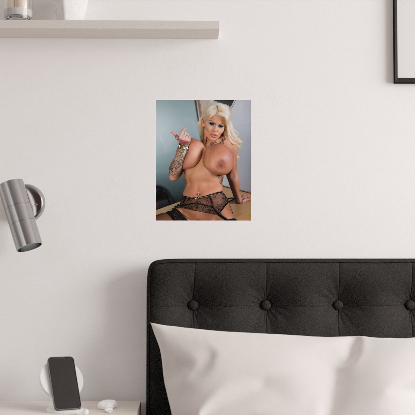 Satin Posters (210gsm) Busty Candy Charms Nude