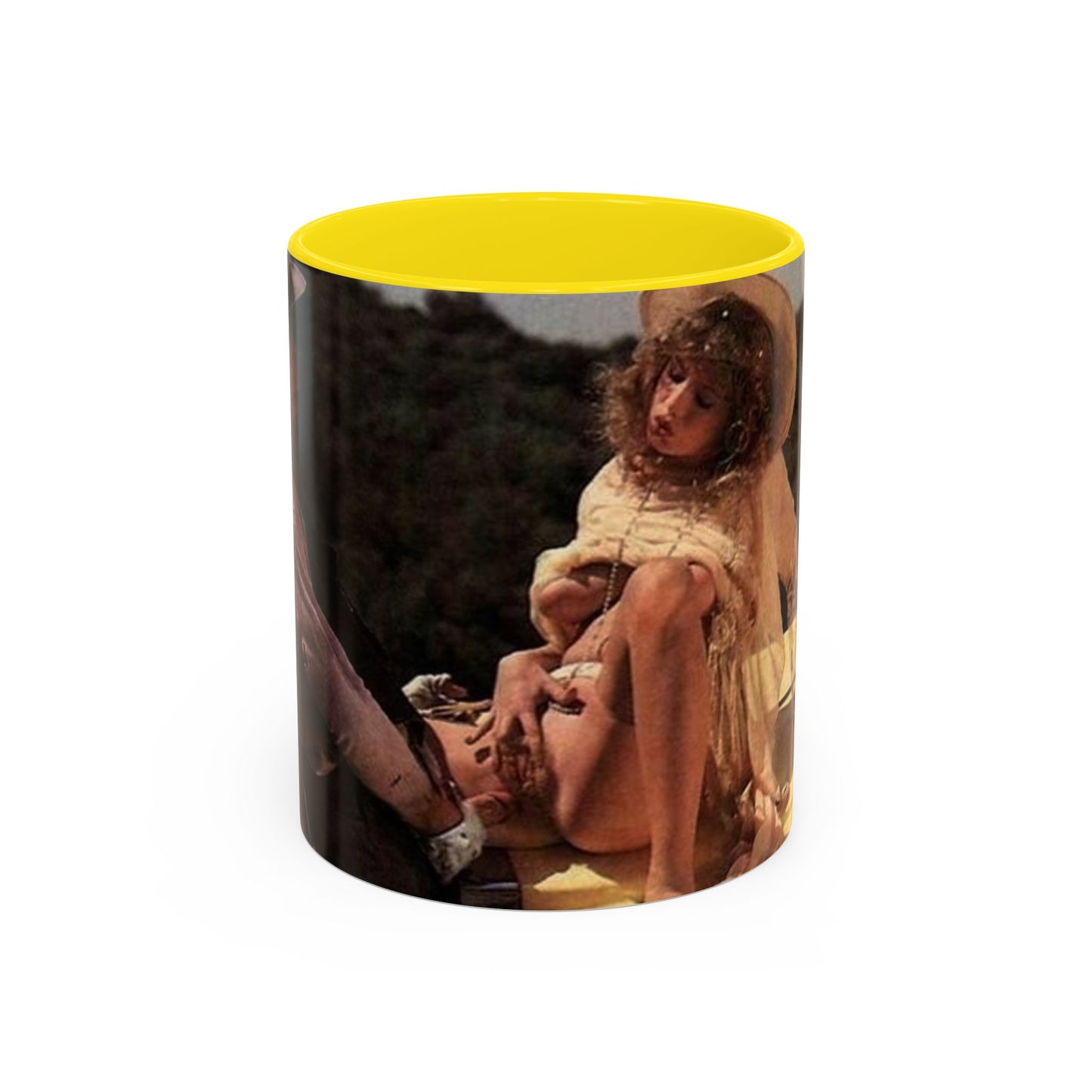Accent Coffee Mug (11, 15oz) Traci Lords Nude Retro Pornstar Sex