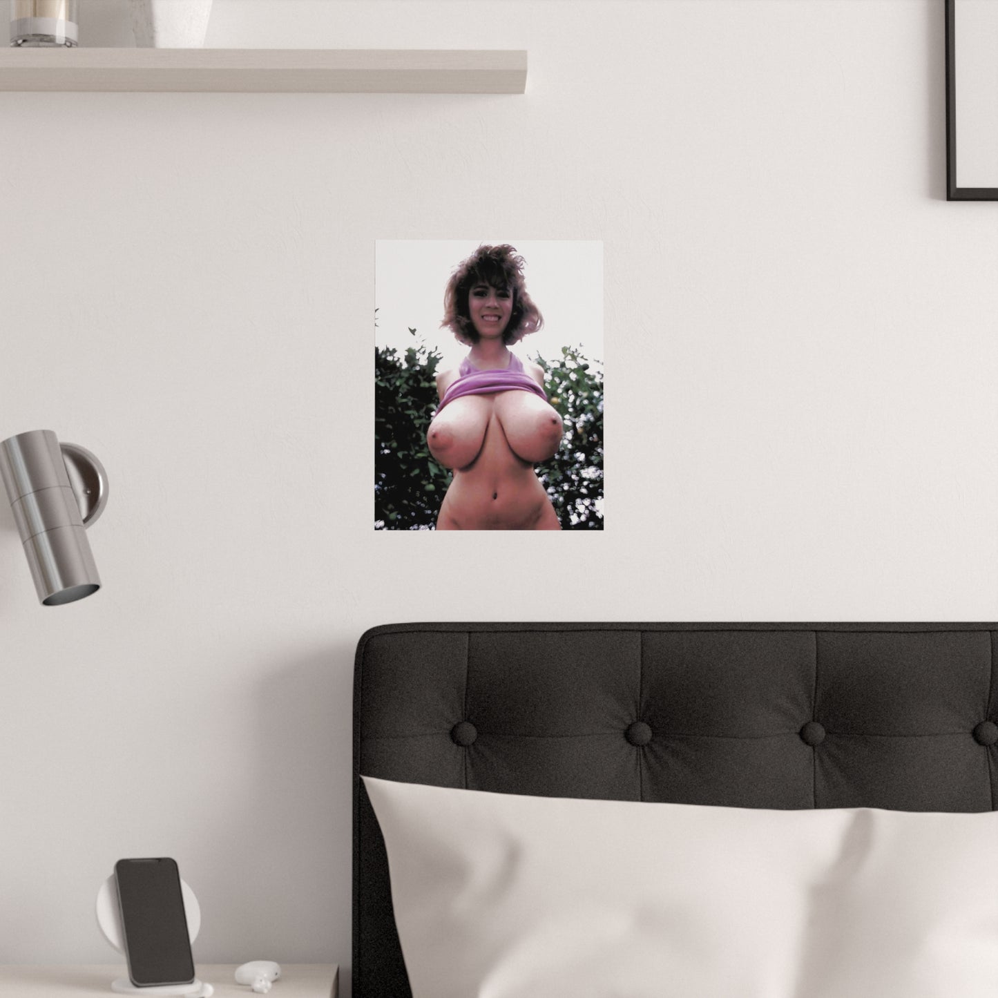 Satin Posters (210gsm) Retro Adult Star Christy Canyon Nude