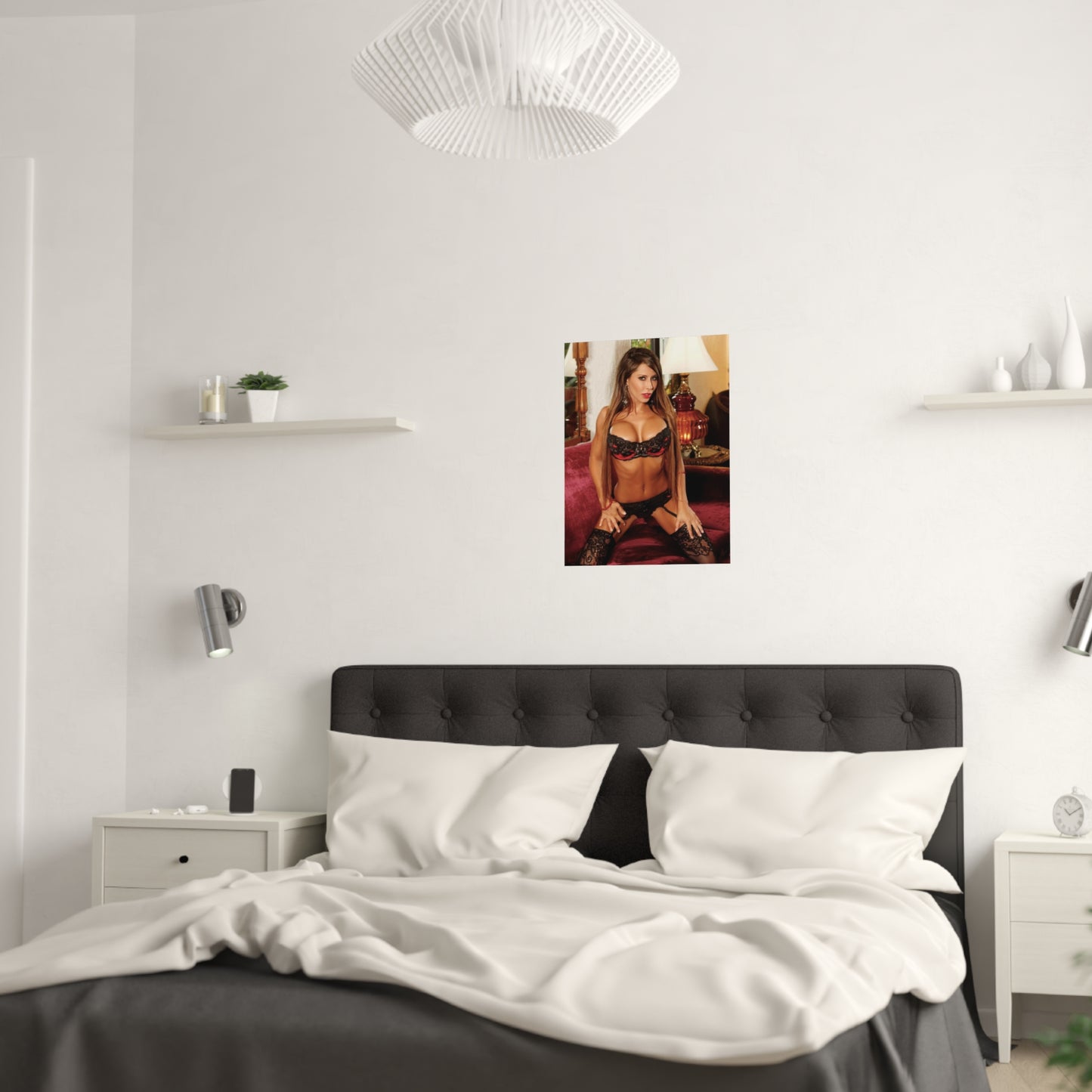 Satin Posters (210gsm) Madison Ivy Sexy Lingerie