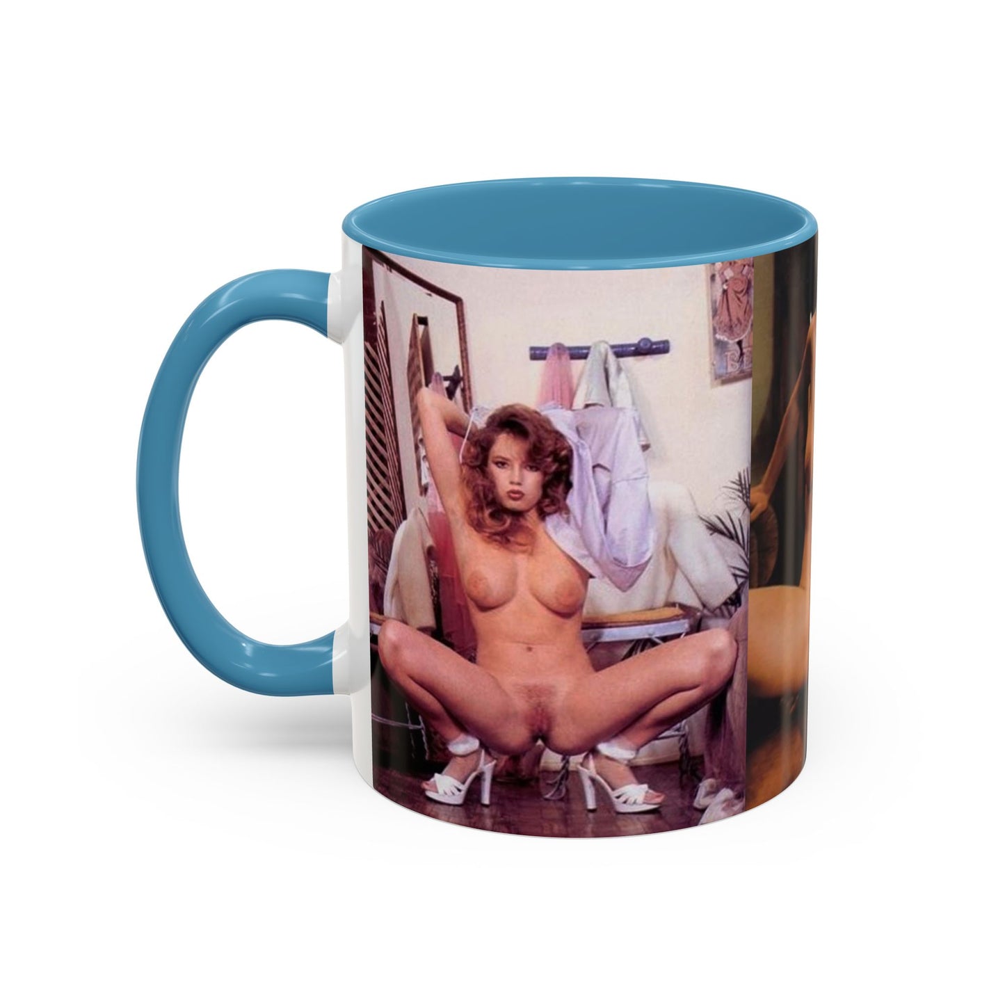 Accent Coffee Mug (11, 15oz) Traci Lords Nude Naked Retro