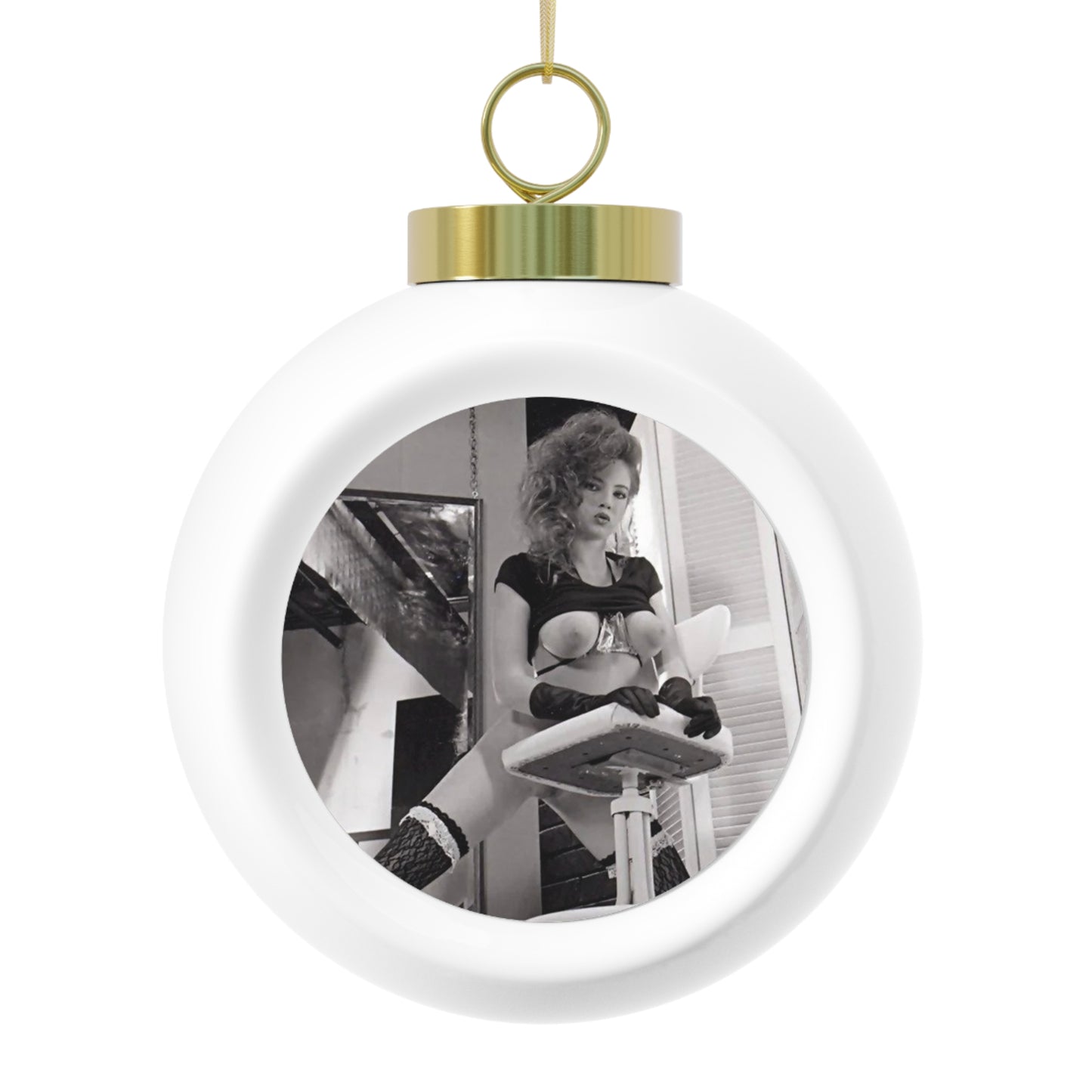 Christmas Ball Ornament Retro Porn Star Traci Lords Nude Naked