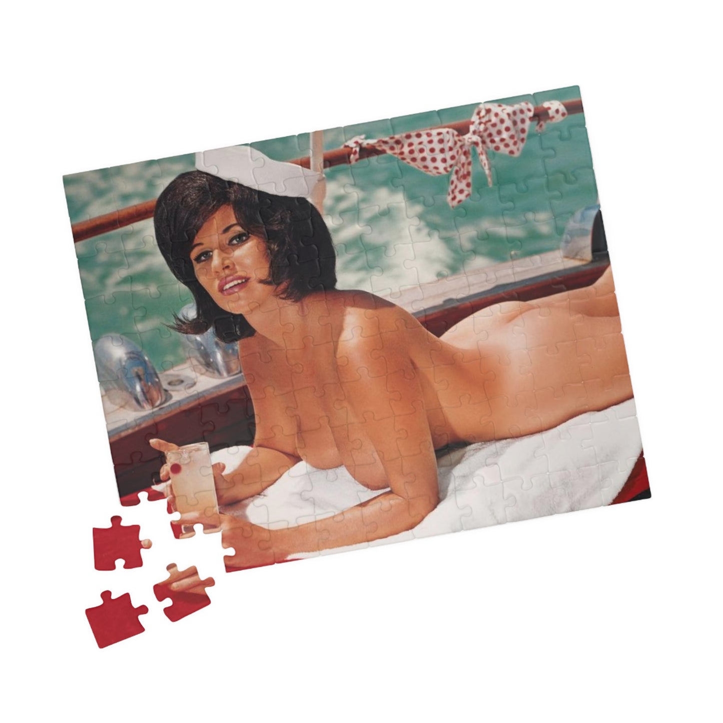 Puzzle (110, 252, 500, 1014-piece) Playboy Playmate April 1963 Sandra Settani