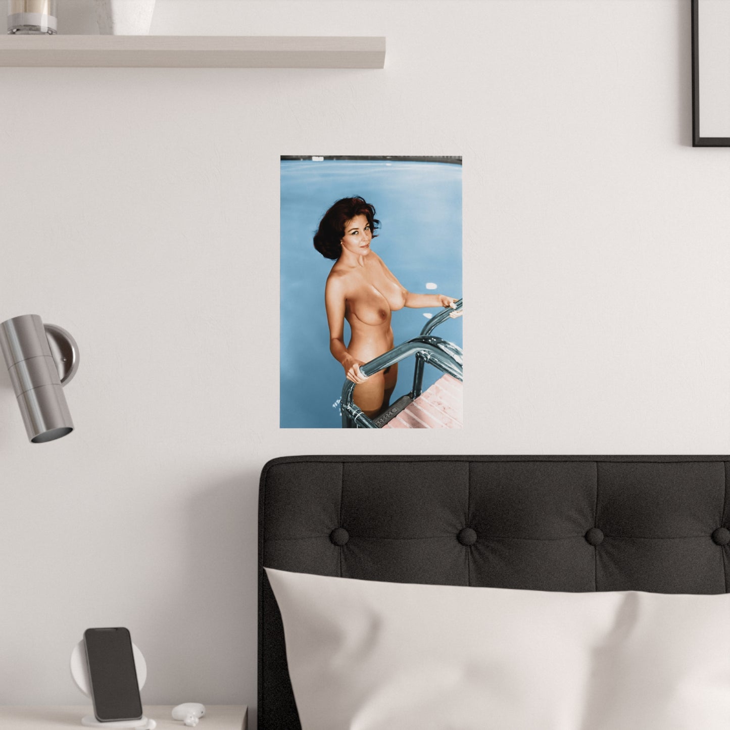 Satin Posters (210gsm) Playmate 1959 Elaine Reynolds nude #5