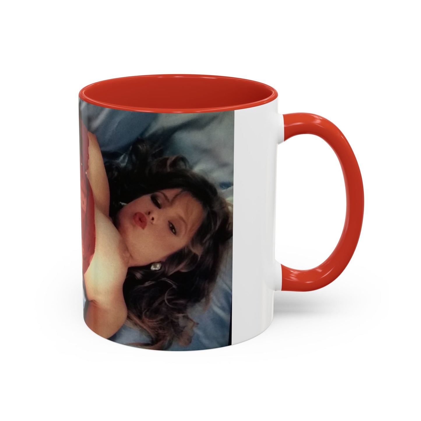 Accent Coffee Mug (11, 15oz) Traci Lords Retro Porn Star Nude Naked