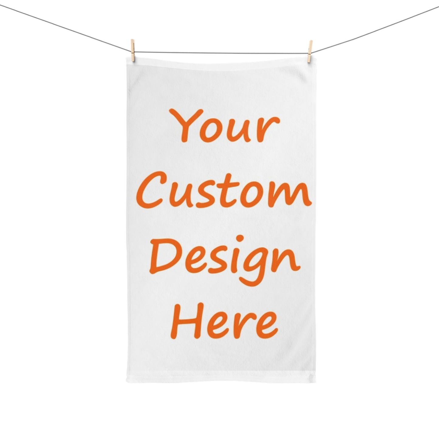 Hand Towel Custom Purchase & Message Artwork! No Limits!