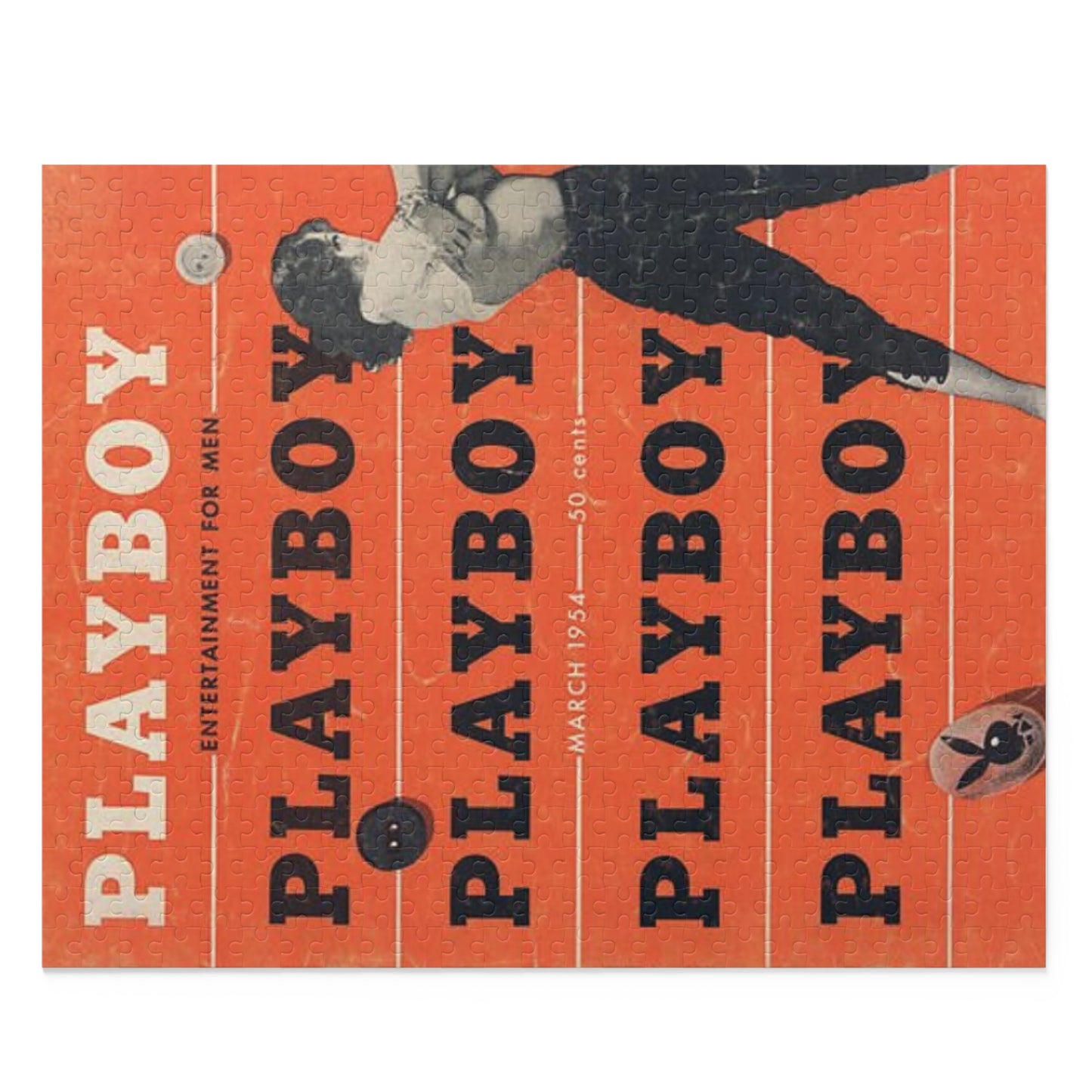 Puzzle (120, 252, 500-Piece) Playboy Cover March 1954