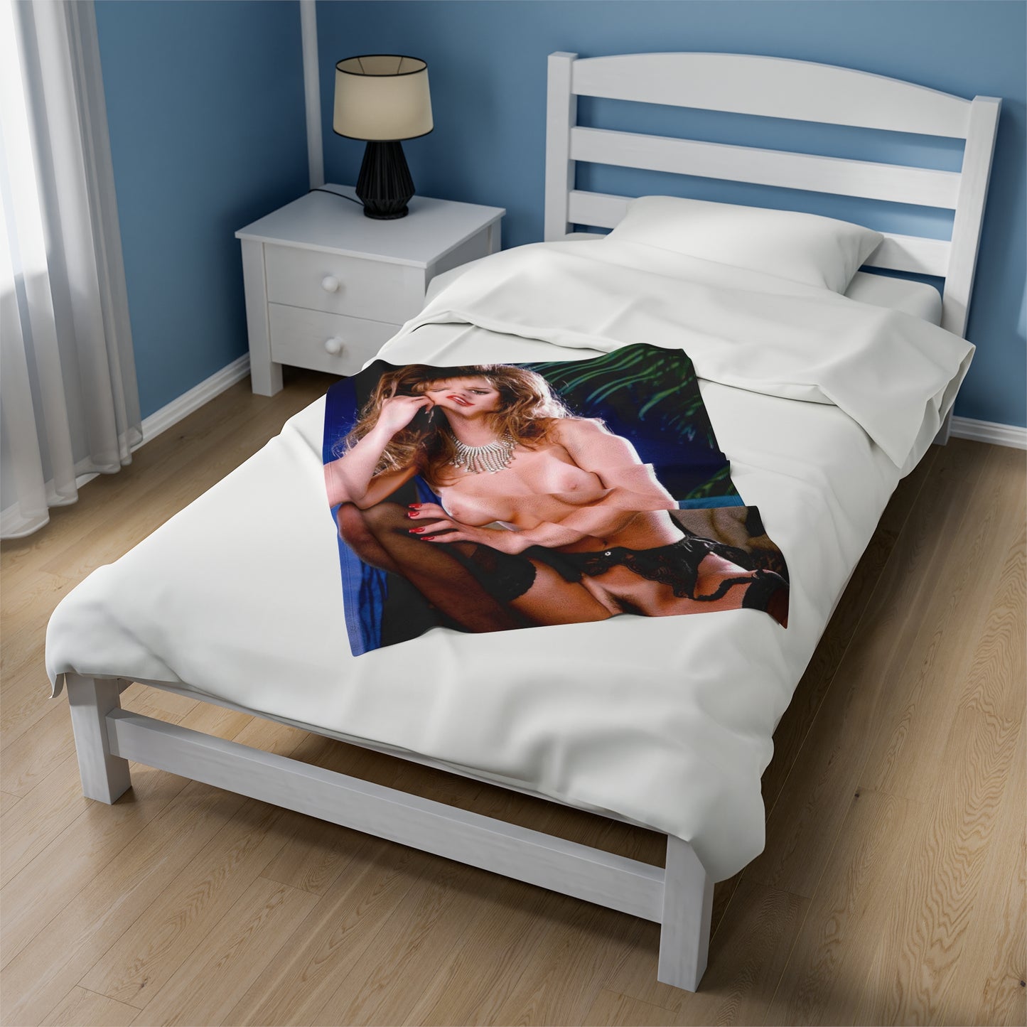 Velveteen Plush Blanket Pornstar Racquel Darrian Nude