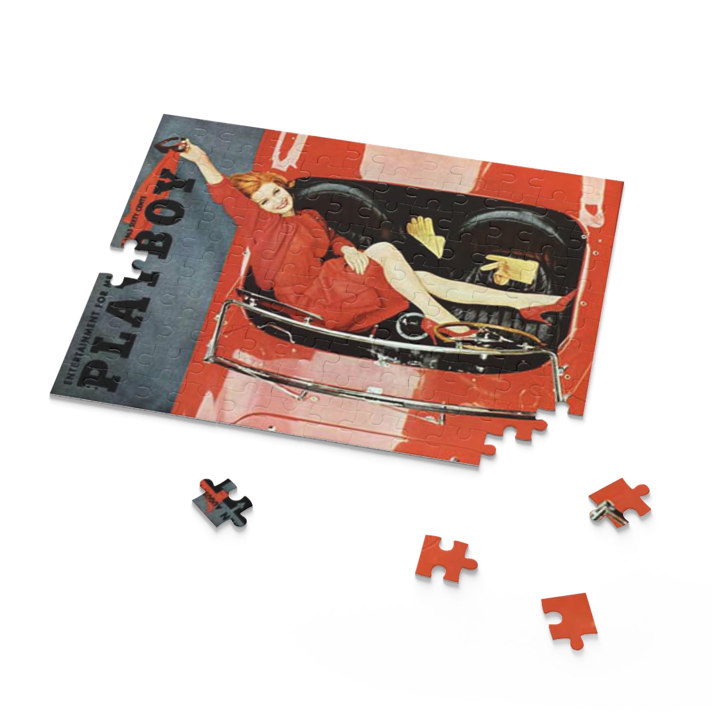 Puzzle (120, 252, 500-Piece) Playboy Cover August 1963