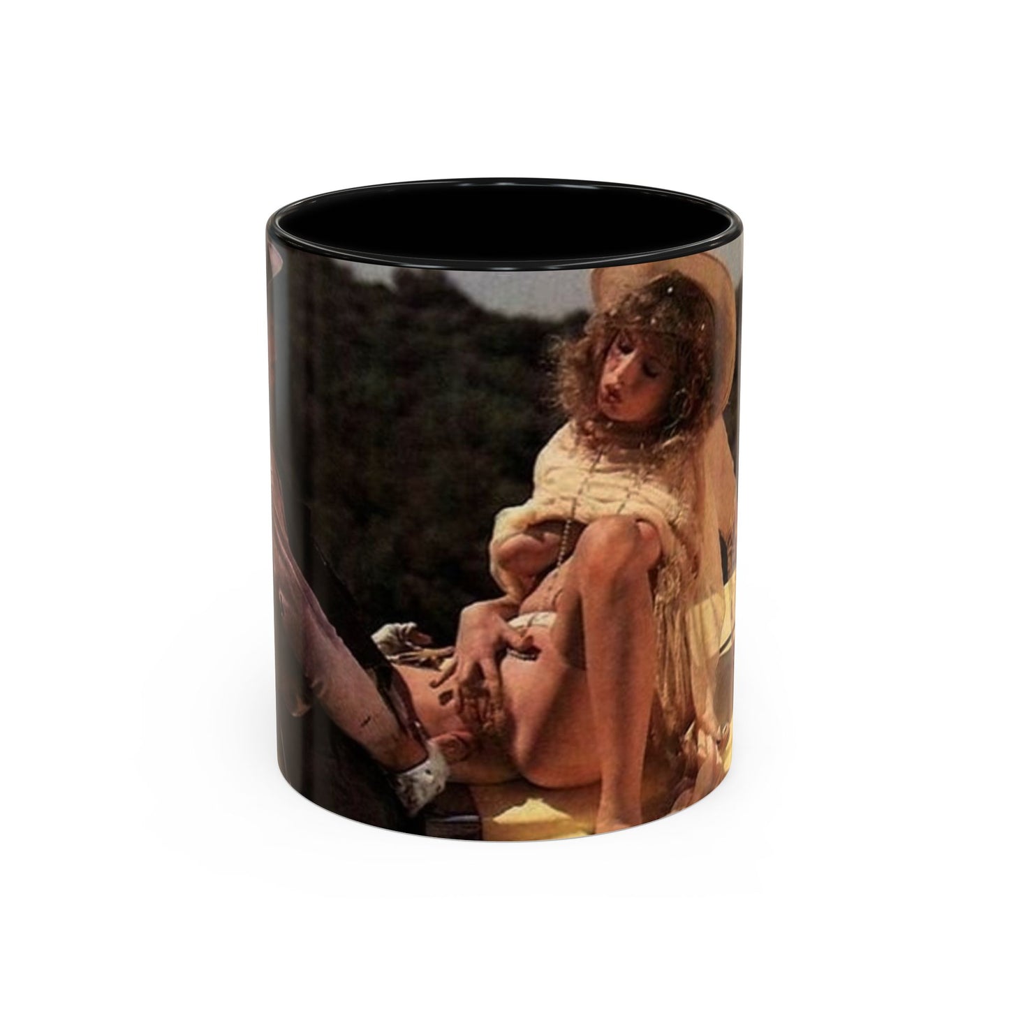 Accent Coffee Mug (11, 15oz) Traci Lords Nude Retro Pornstar Sex